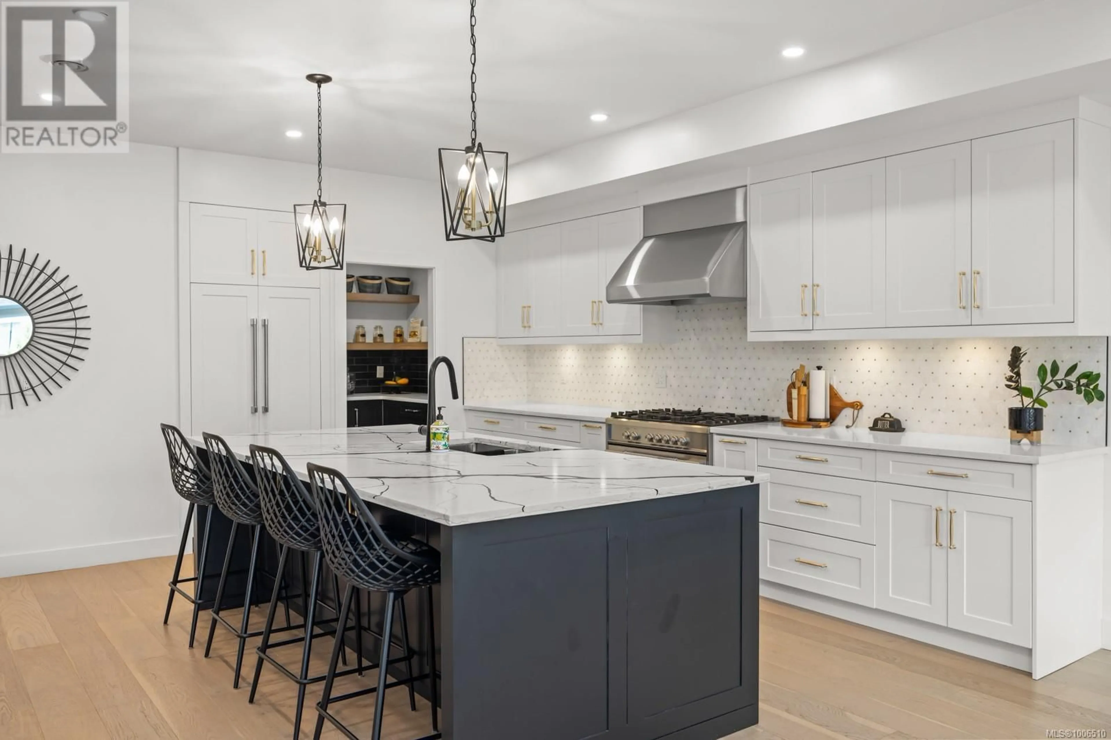 Contemporary kitchen, ceramic/tile floor for 3574 DELBLUSH LANE, Langford British Columbia V9C0K5