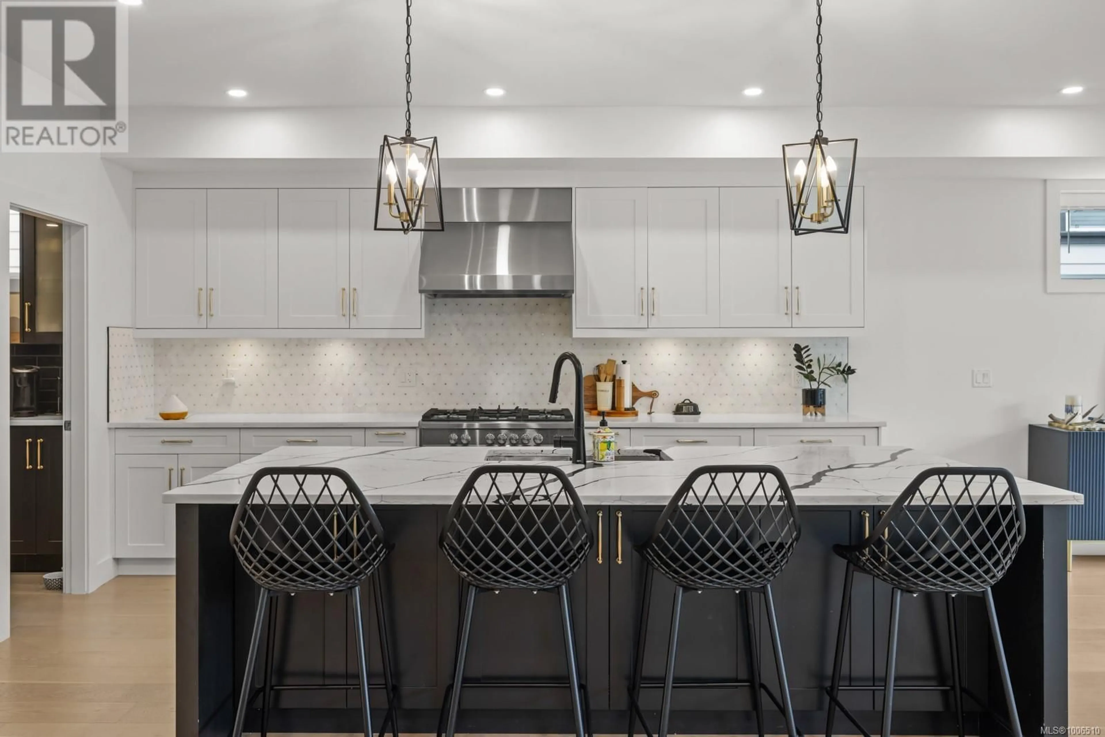 Contemporary kitchen, ceramic/tile floor for 3574 DELBLUSH LANE, Langford British Columbia V9C0K5