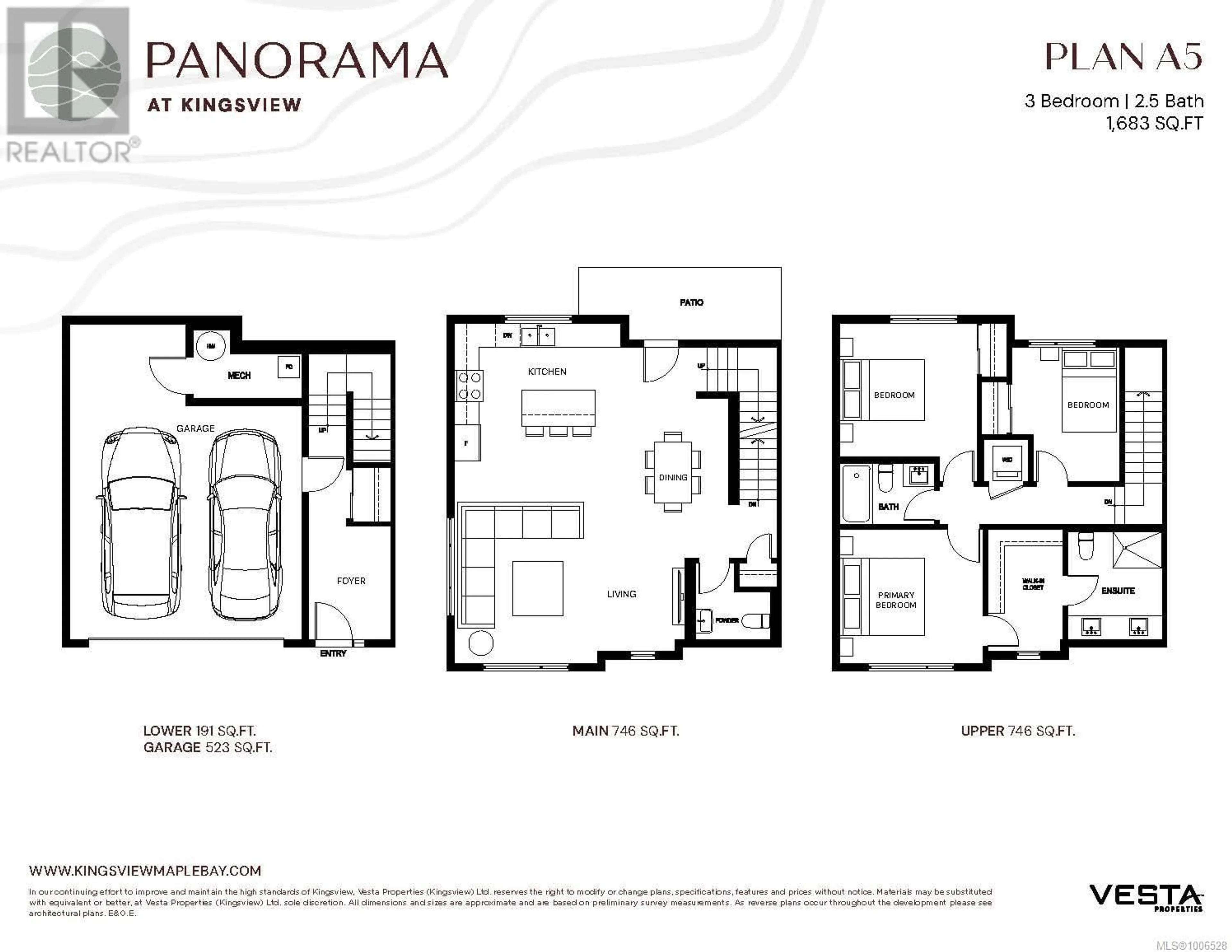 Floor plan for 105 - 3257 WOODRUSH DRIVE, Duncan British Columbia V9L0J9
