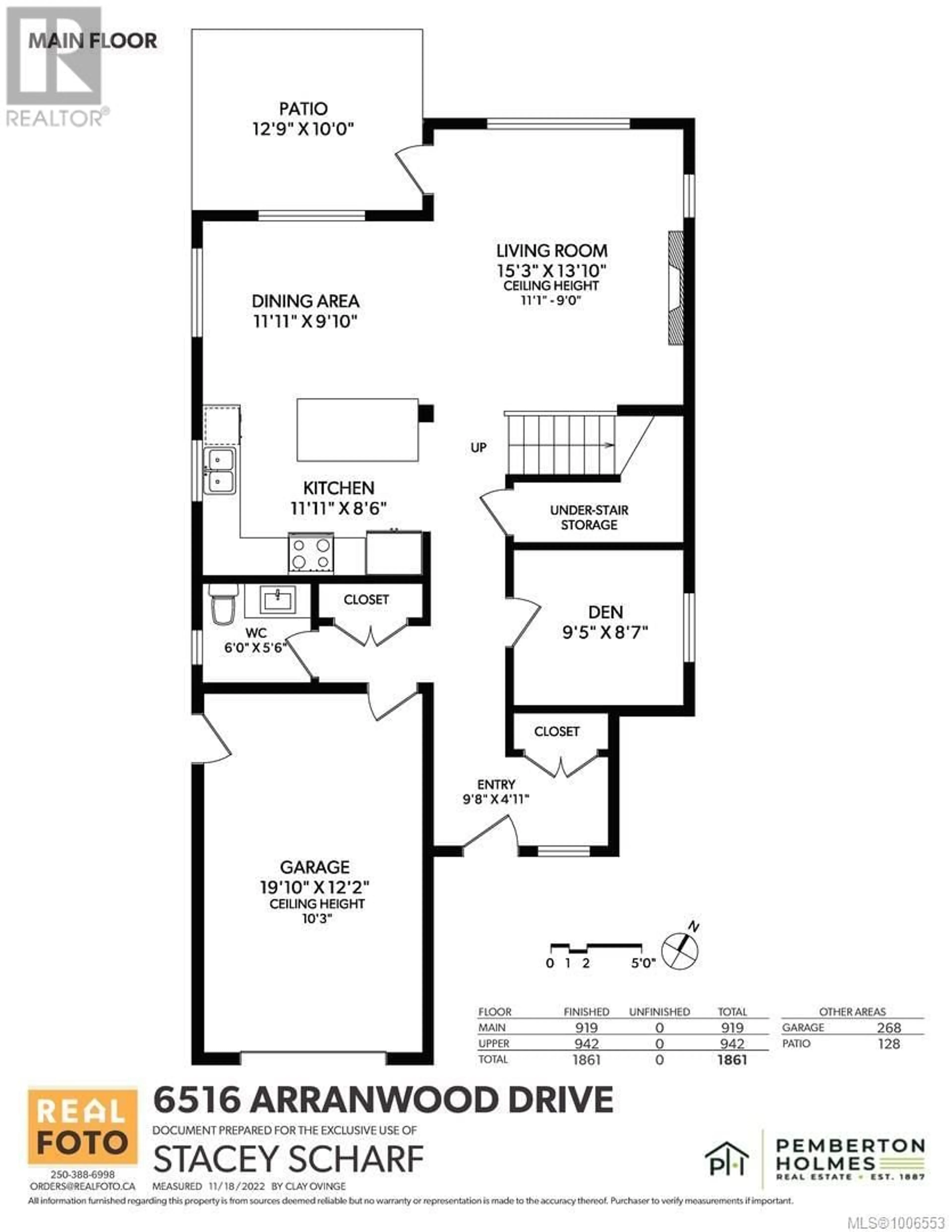 Floor plan for 6516 ARRANWOOD DRIVE, Sooke British Columbia V9Z0W3