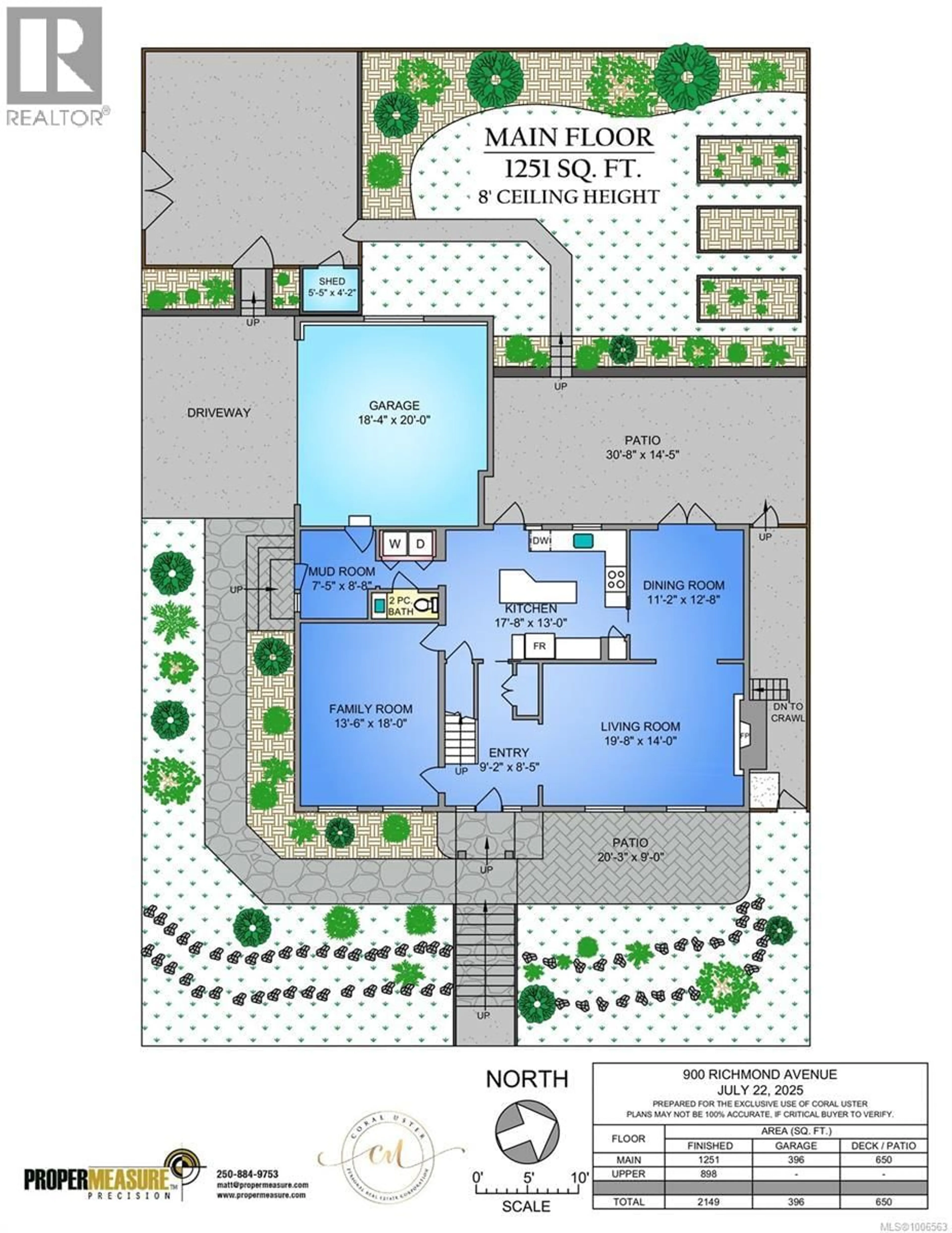 Floor plan for 900 RICHMOND AVENUE, Victoria British Columbia V8S3Z3