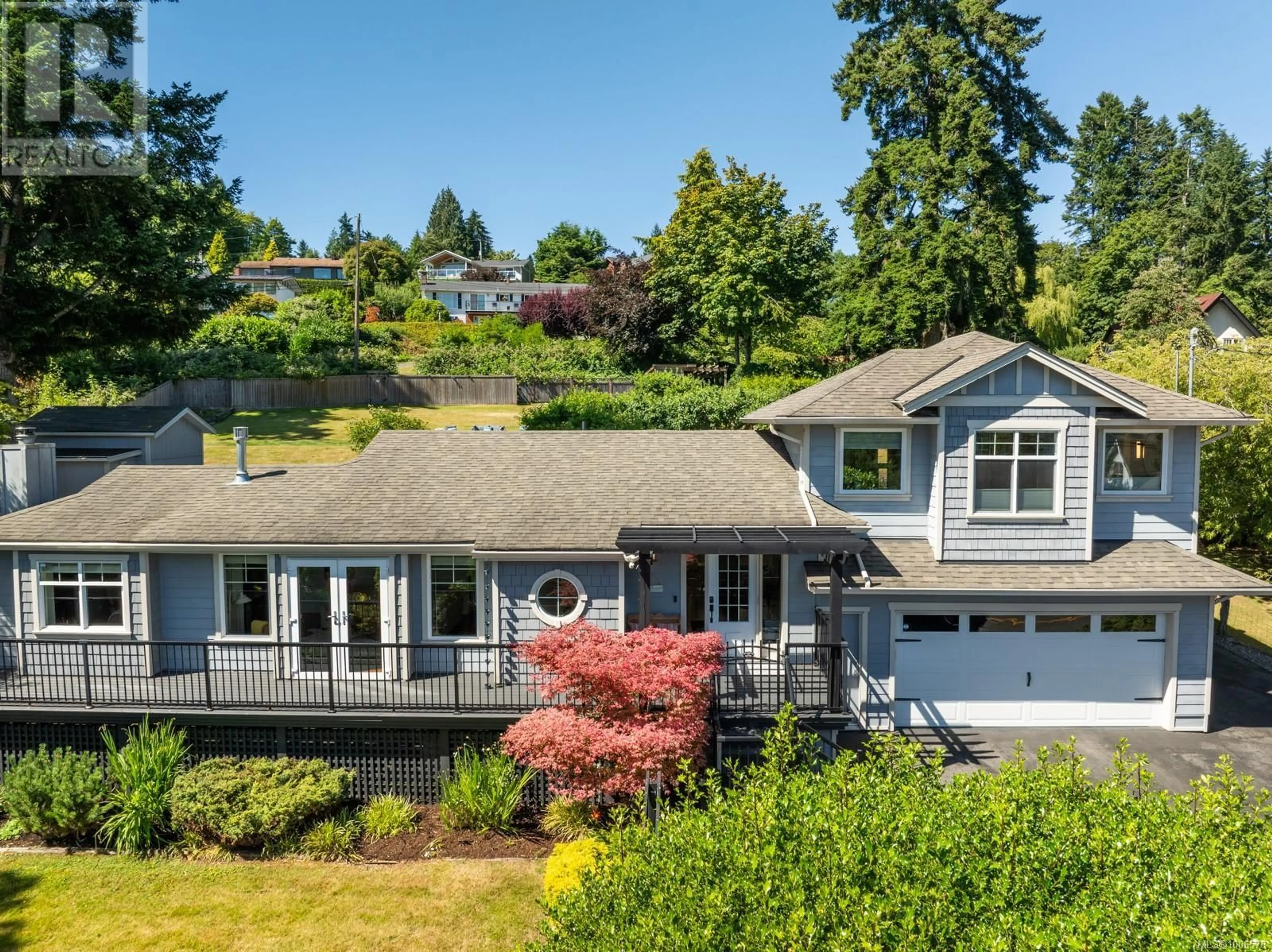 Home with vinyl exterior material, water/lake/river/ocean view for 2618 MILL BAY ROAD, Mill Bay British Columbia V8H1C9