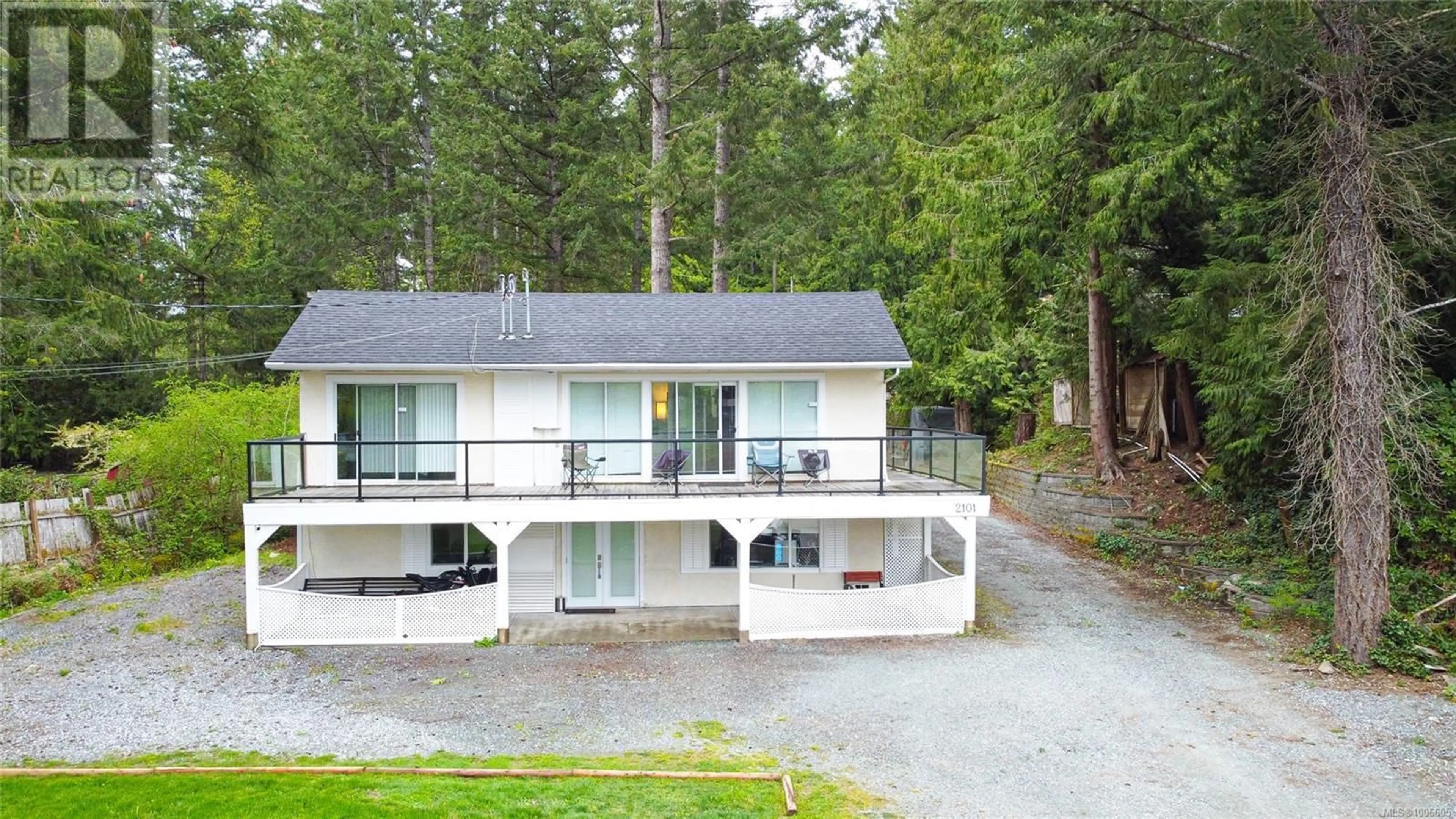 A pic from outside/outdoor area/front of a property/back of a property/a pic from drone, unknown for 2101 BUTLER AVENUE, Shawnigan Lake British Columbia V0R2W3