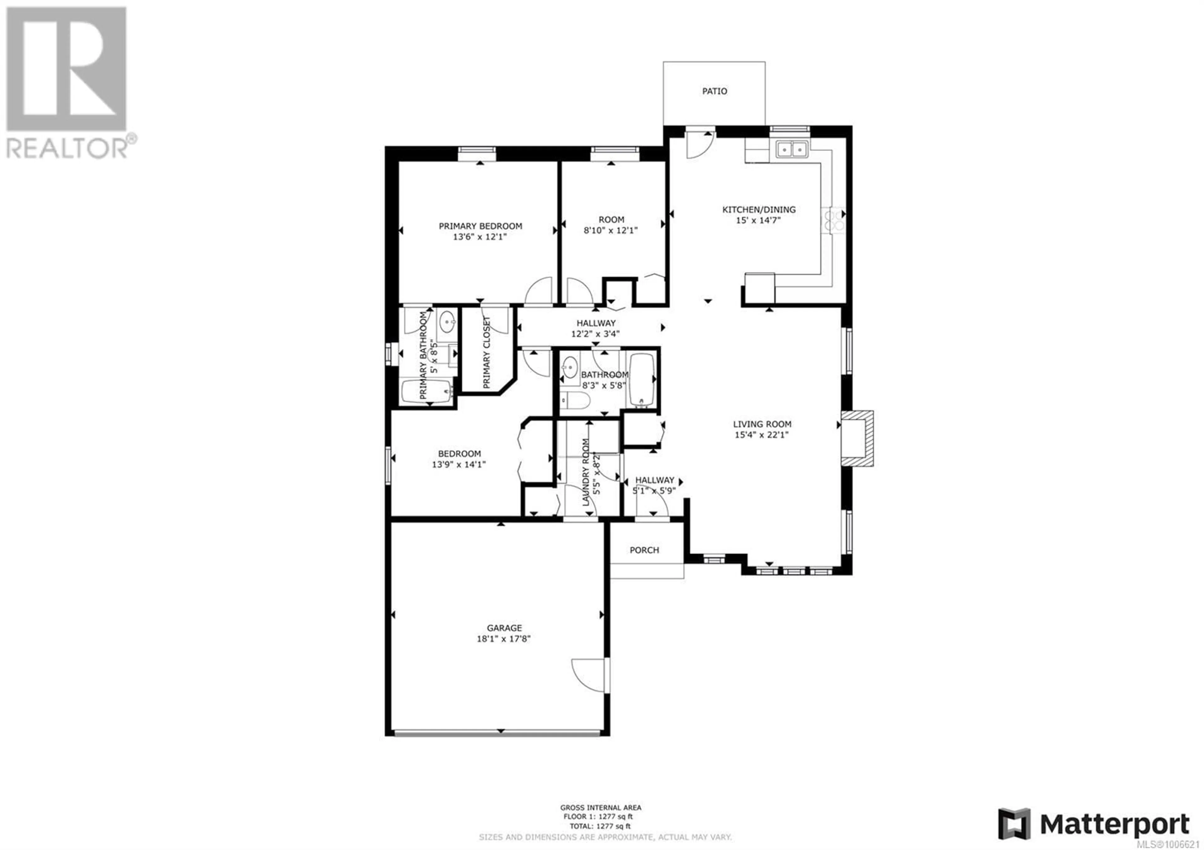 Floor plan for 3628 BRIND'AMOUR DRIVE, Campbell River British Columbia V9H1N1