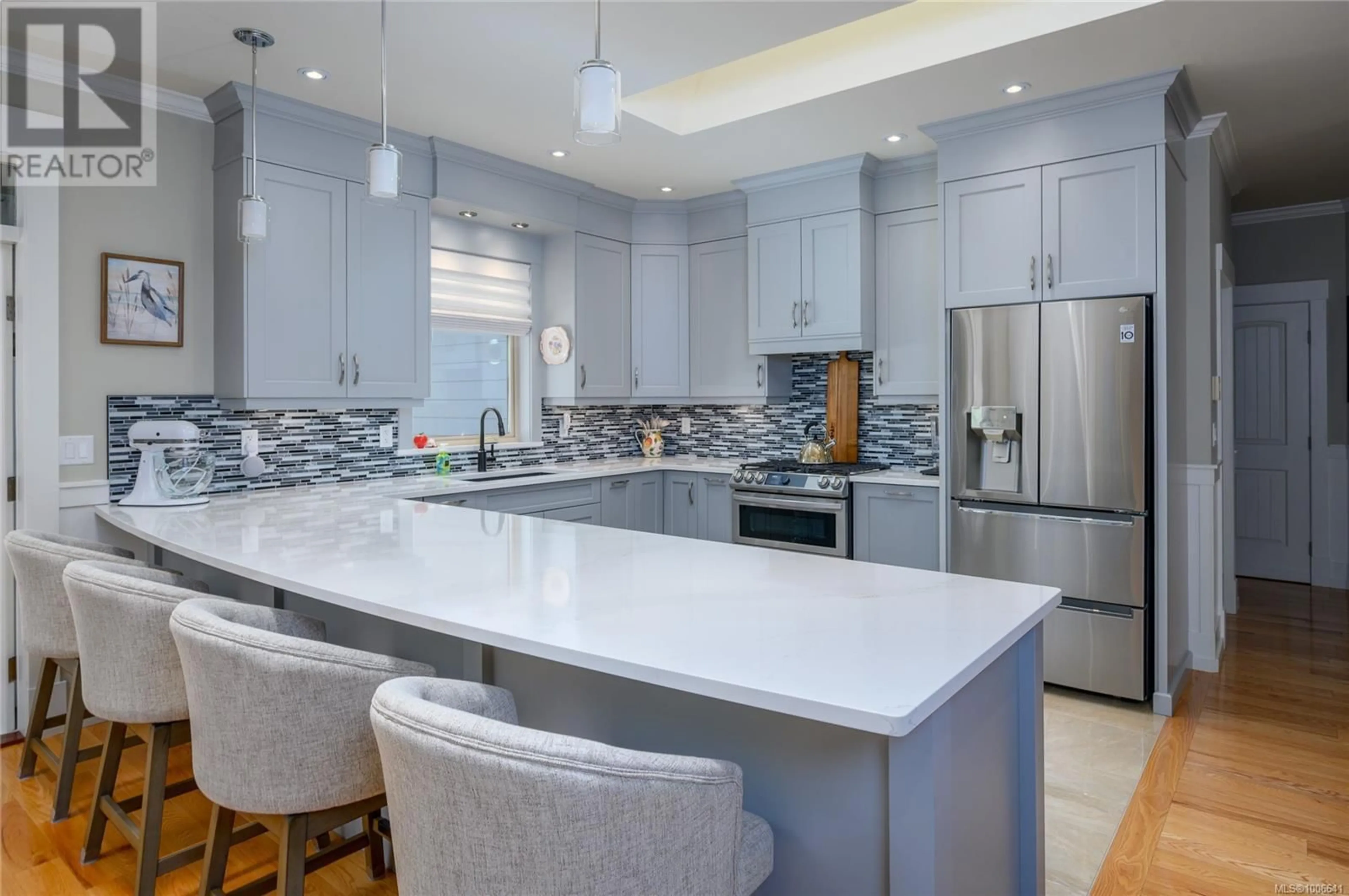 Contemporary kitchen, ceramic/tile floor for 2356 BONNINGTON DRIVE, Nanoose Bay British Columbia V9P9A5