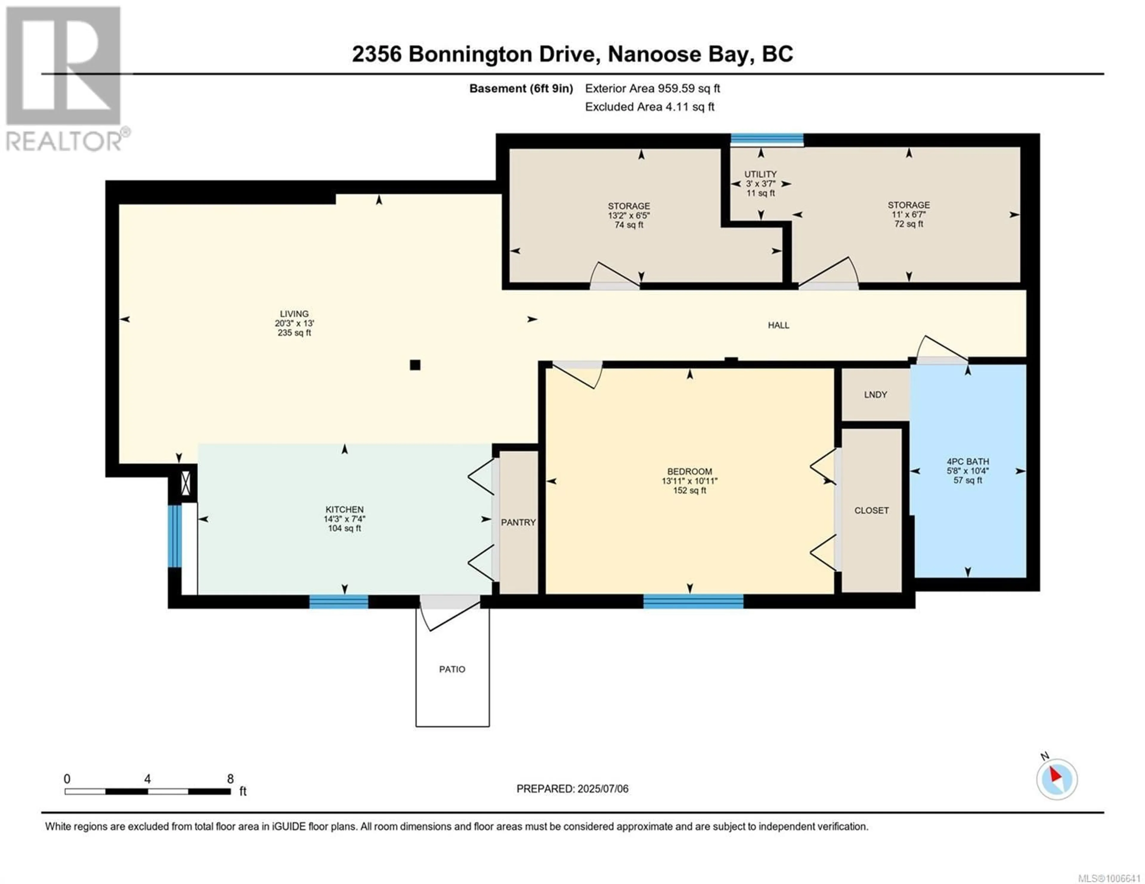 Floor plan for 2356 BONNINGTON DRIVE, Nanoose Bay British Columbia V9P9A5