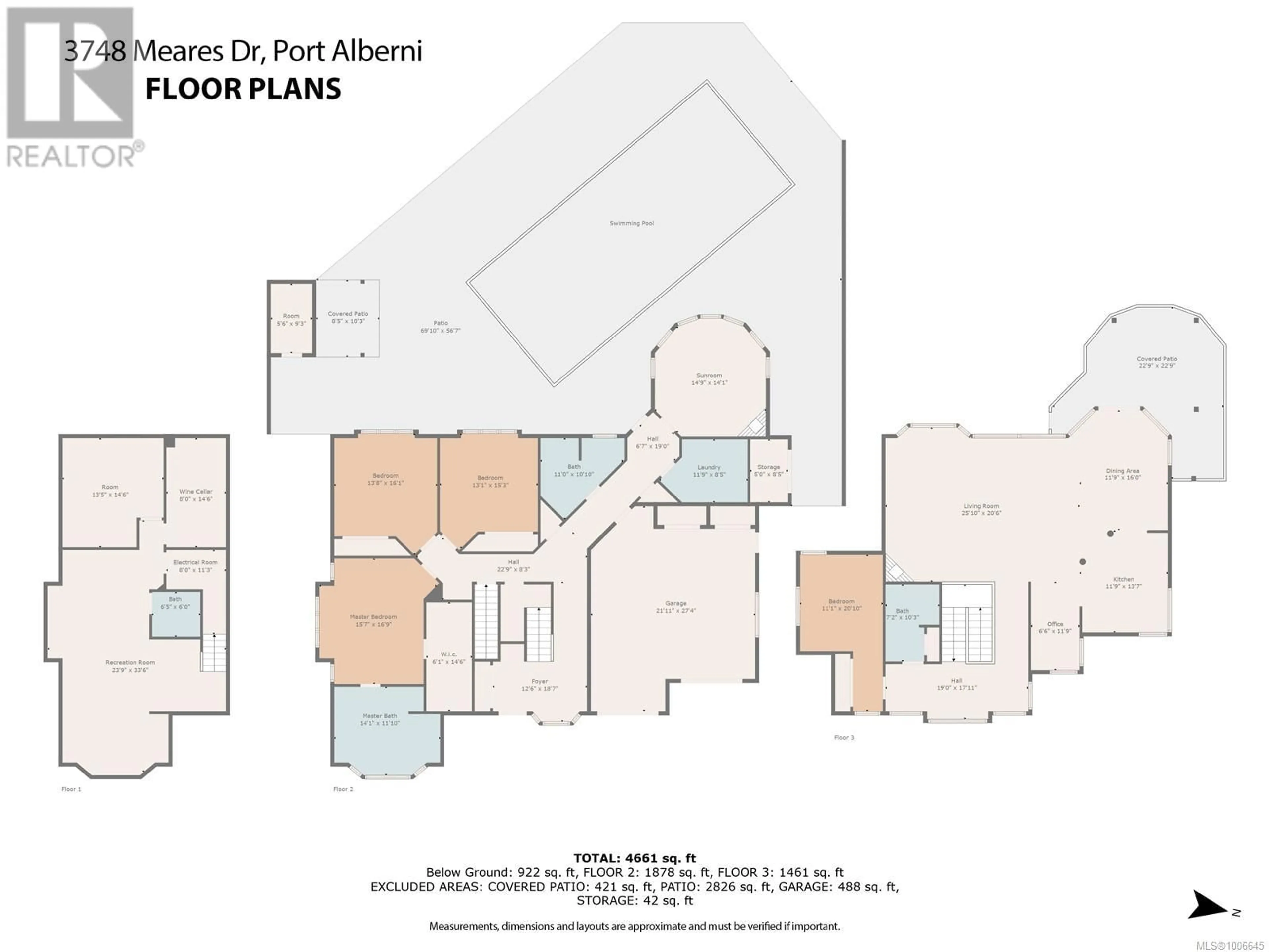 Floor plan for 3748 MEARES DRIVE, Port Alberni British Columbia V9Y5H5