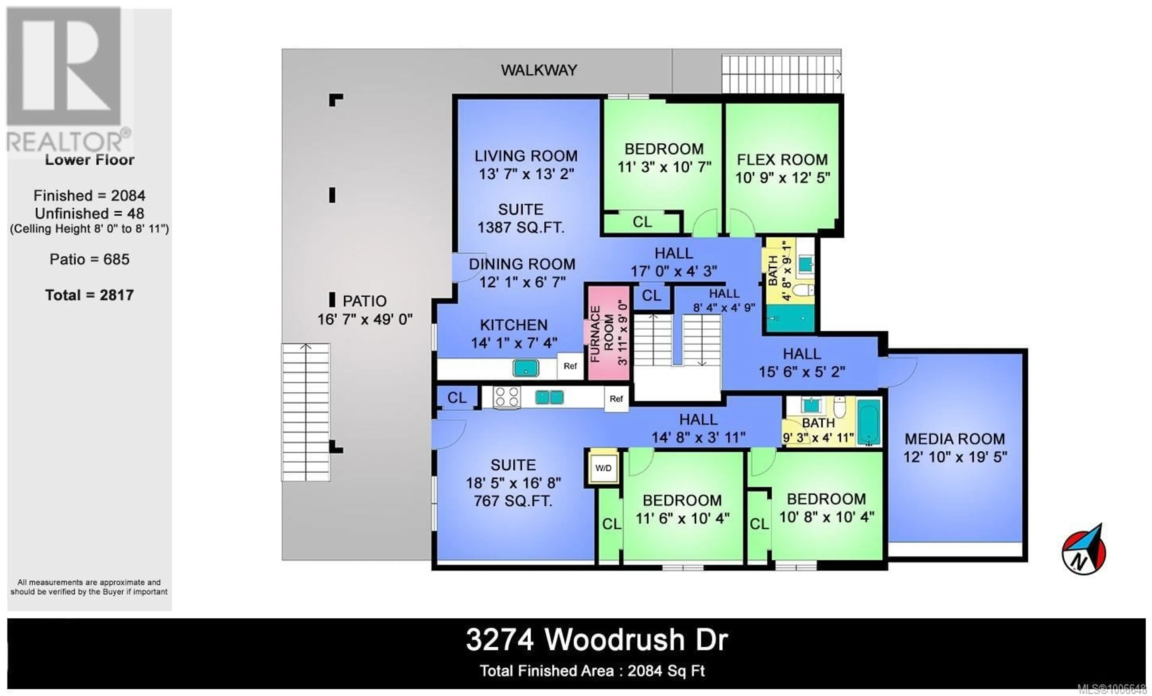 Floor plan for 3274 WOODRUSH DRIVE, Duncan British Columbia V9L0G1