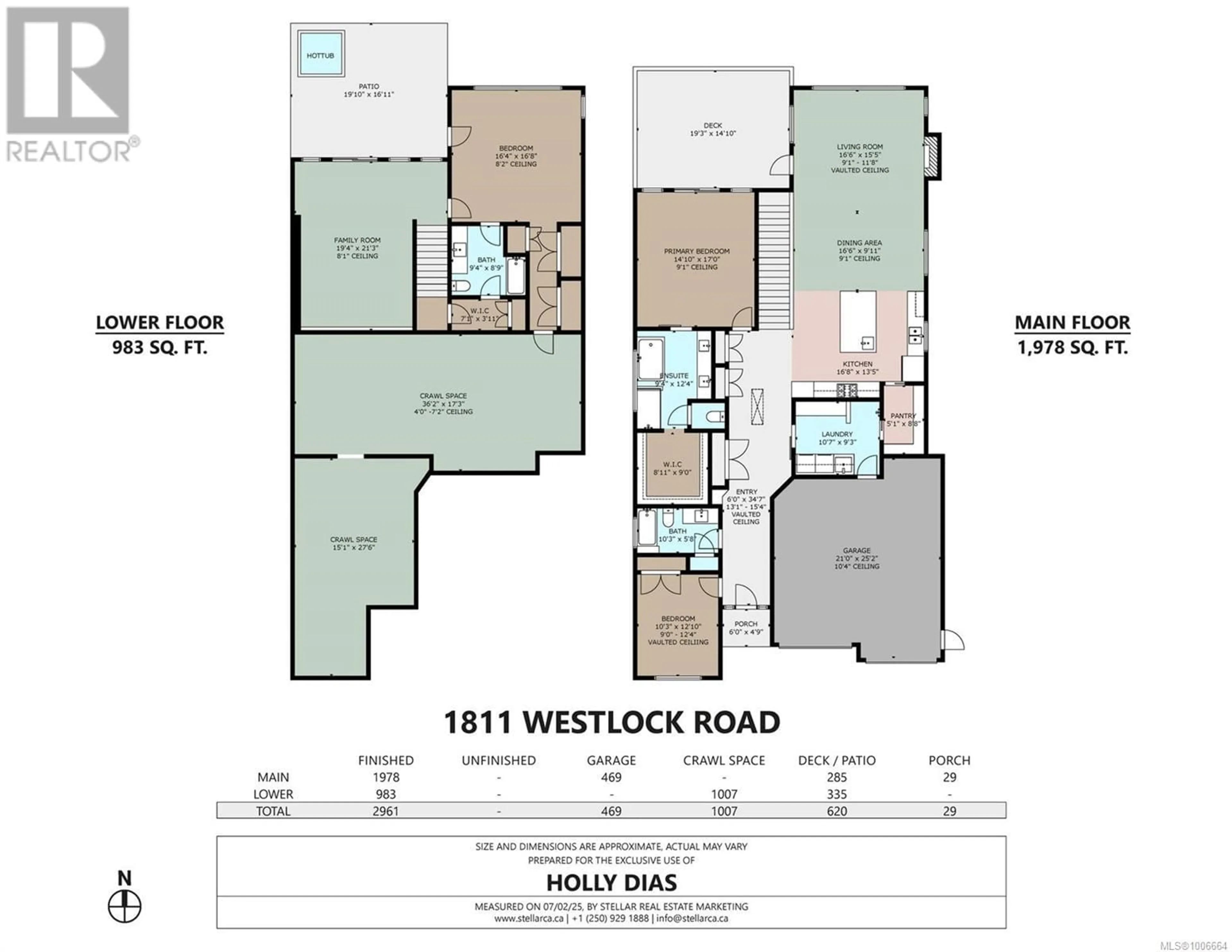 Floor plan for 1811 WESTLOCK ROAD, Duncan British Columbia V9L5N7