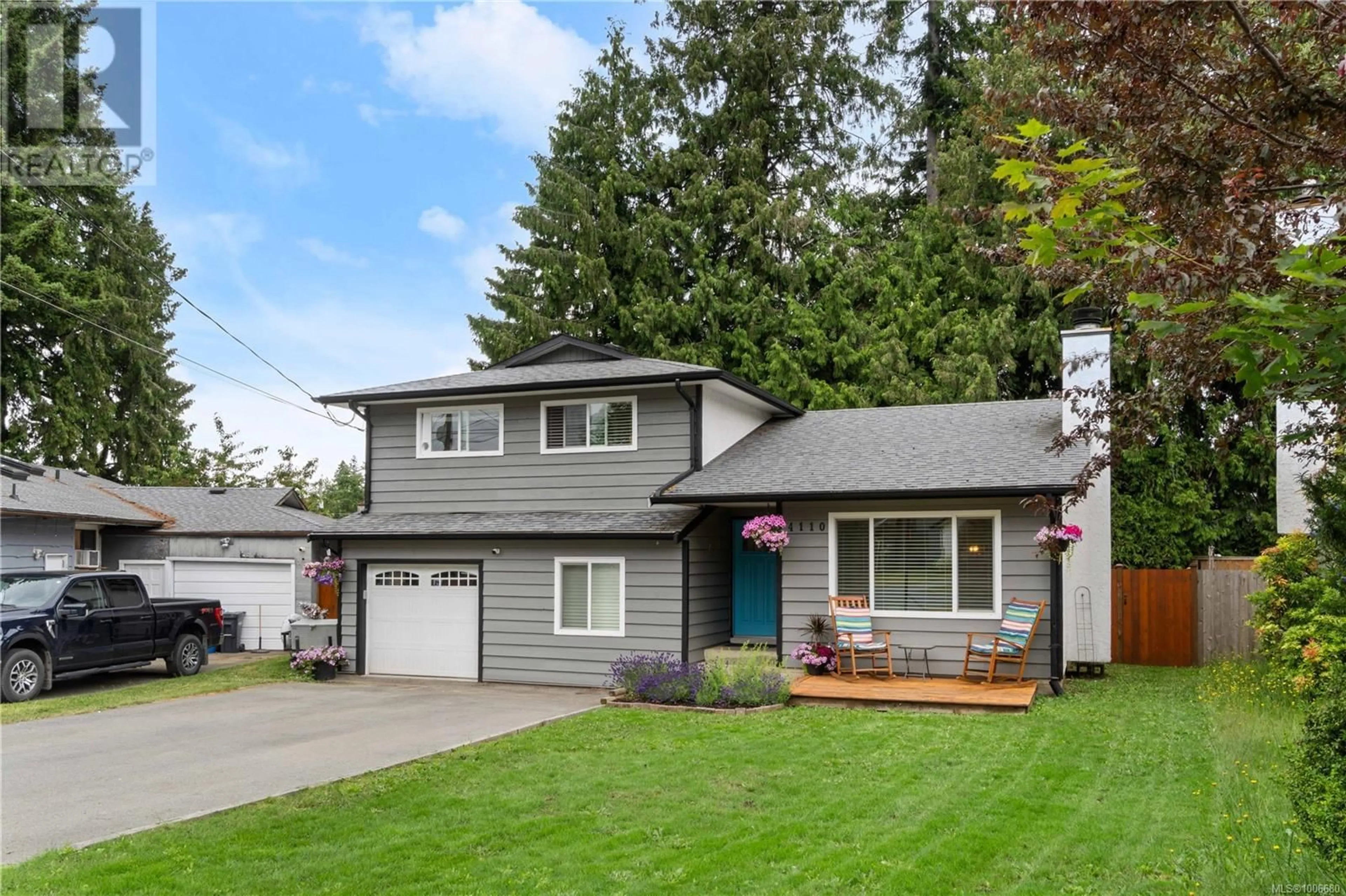 Home with vinyl exterior material, street for 4110 ORCHARD CIRCLE, Nanaimo British Columbia V9T4C6