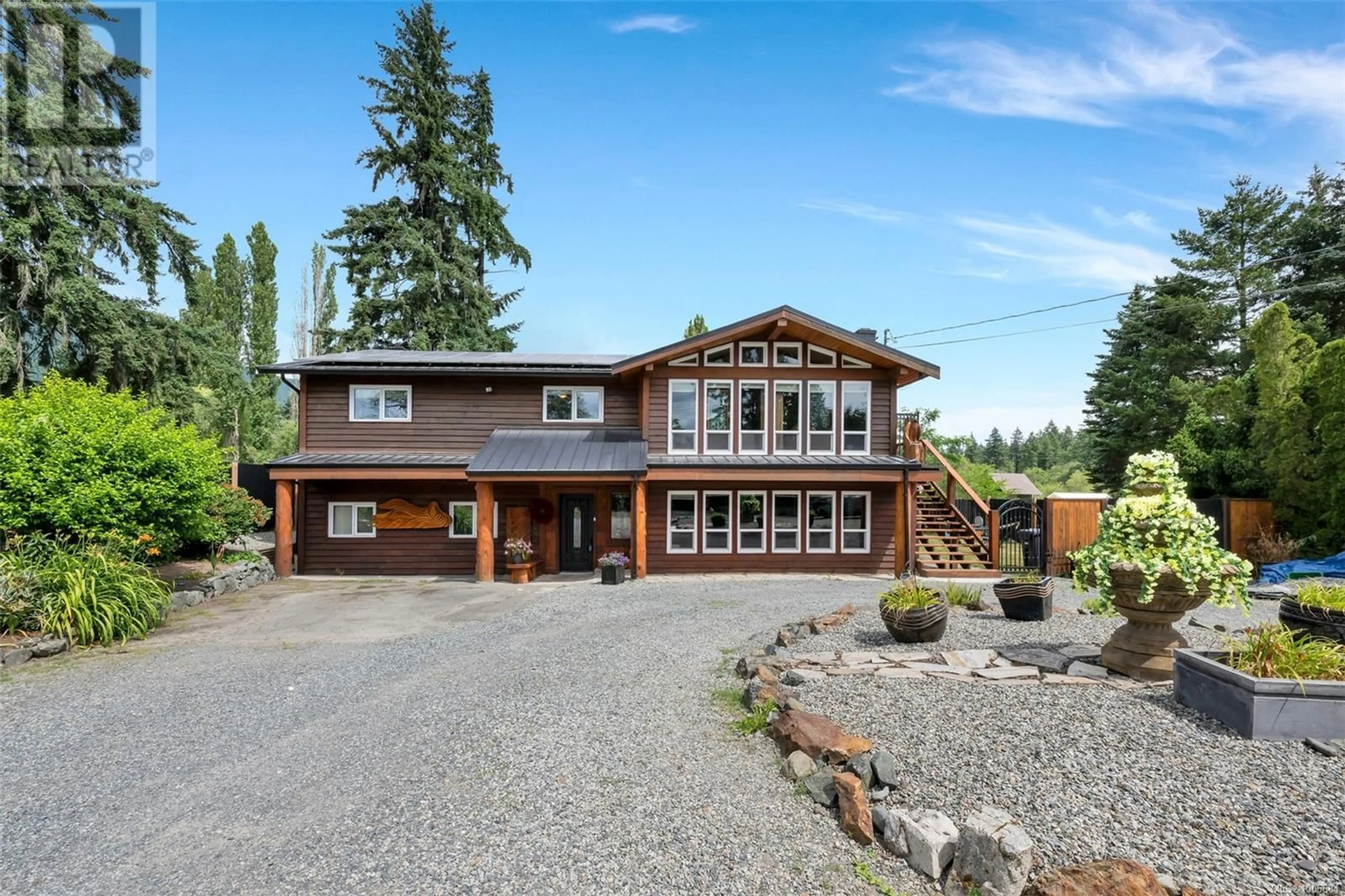 Home with vinyl exterior material, mountain view for 3241 COWICHAN VALLEY HIGHWAY, Duncan British Columbia V9L5Z4