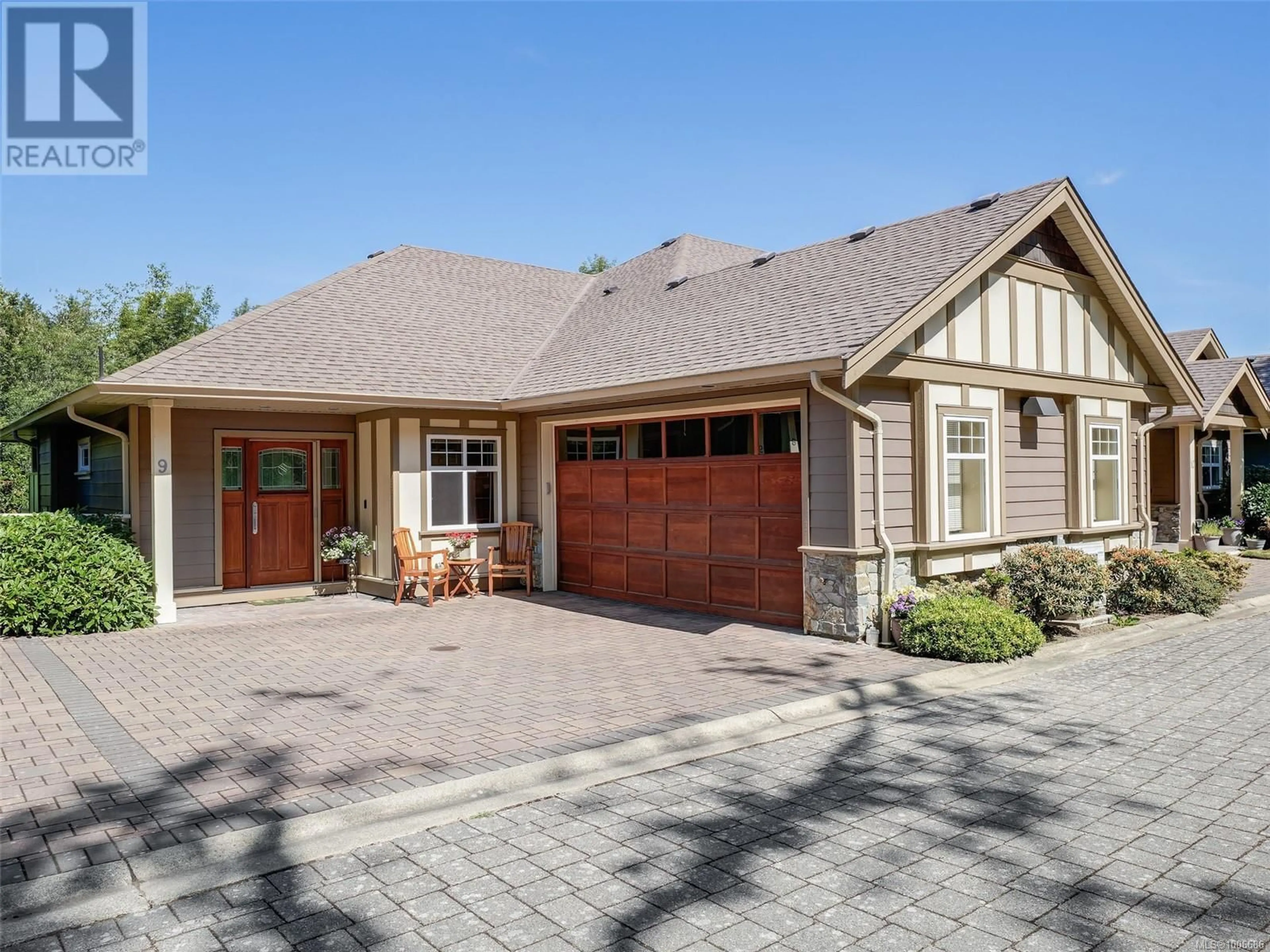 Home with brick exterior material, street for 9 - 3957 SOUTH VALLEY DRIVE, Saanich British Columbia V8Z7Z1