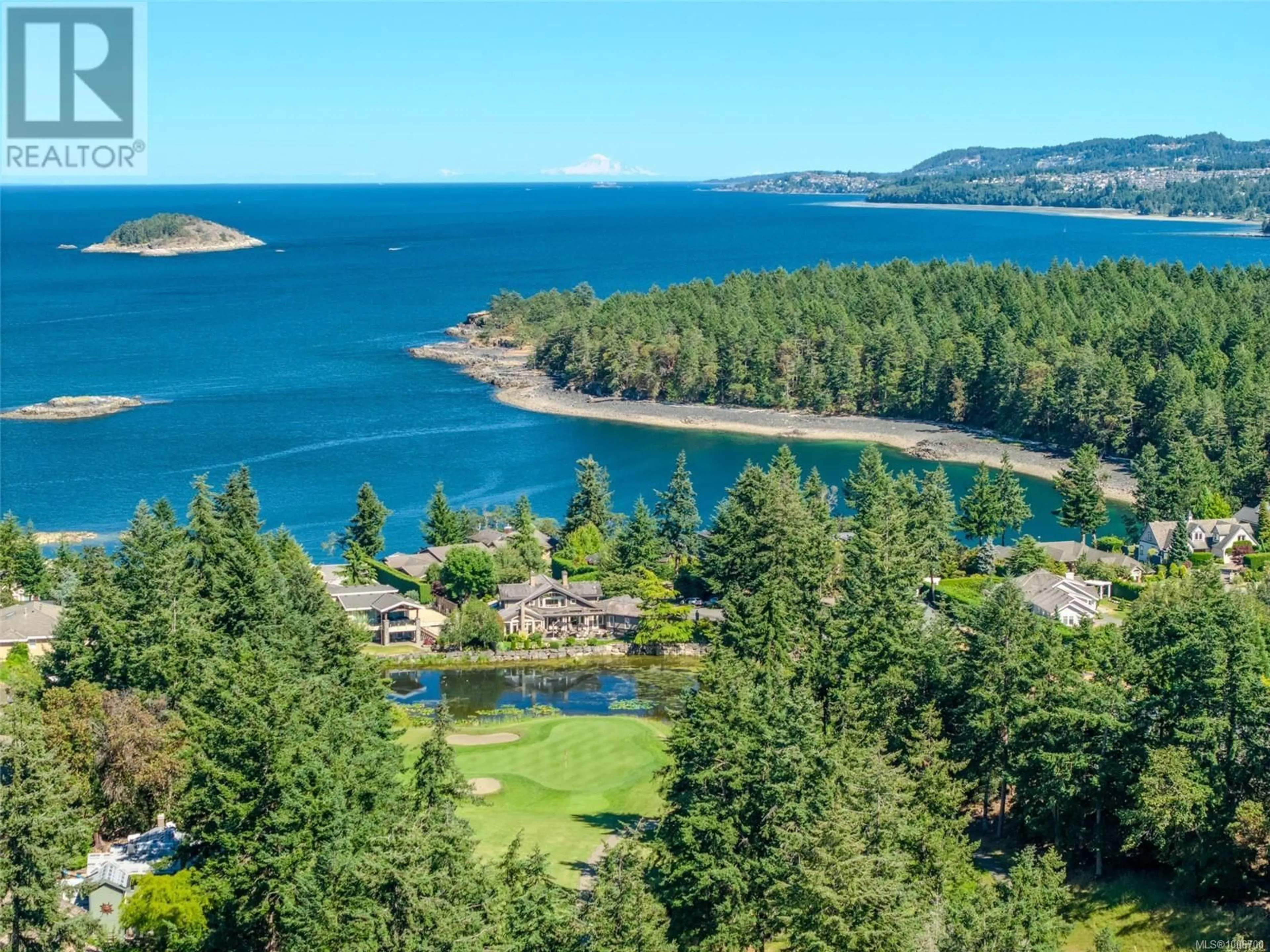 A pic from outside/outdoor area/front of a property/back of a property/a pic from drone, water/lake/river/ocean view for 2431 ANDOVER ROAD, Nanoose Bay British Columbia V9P9G9