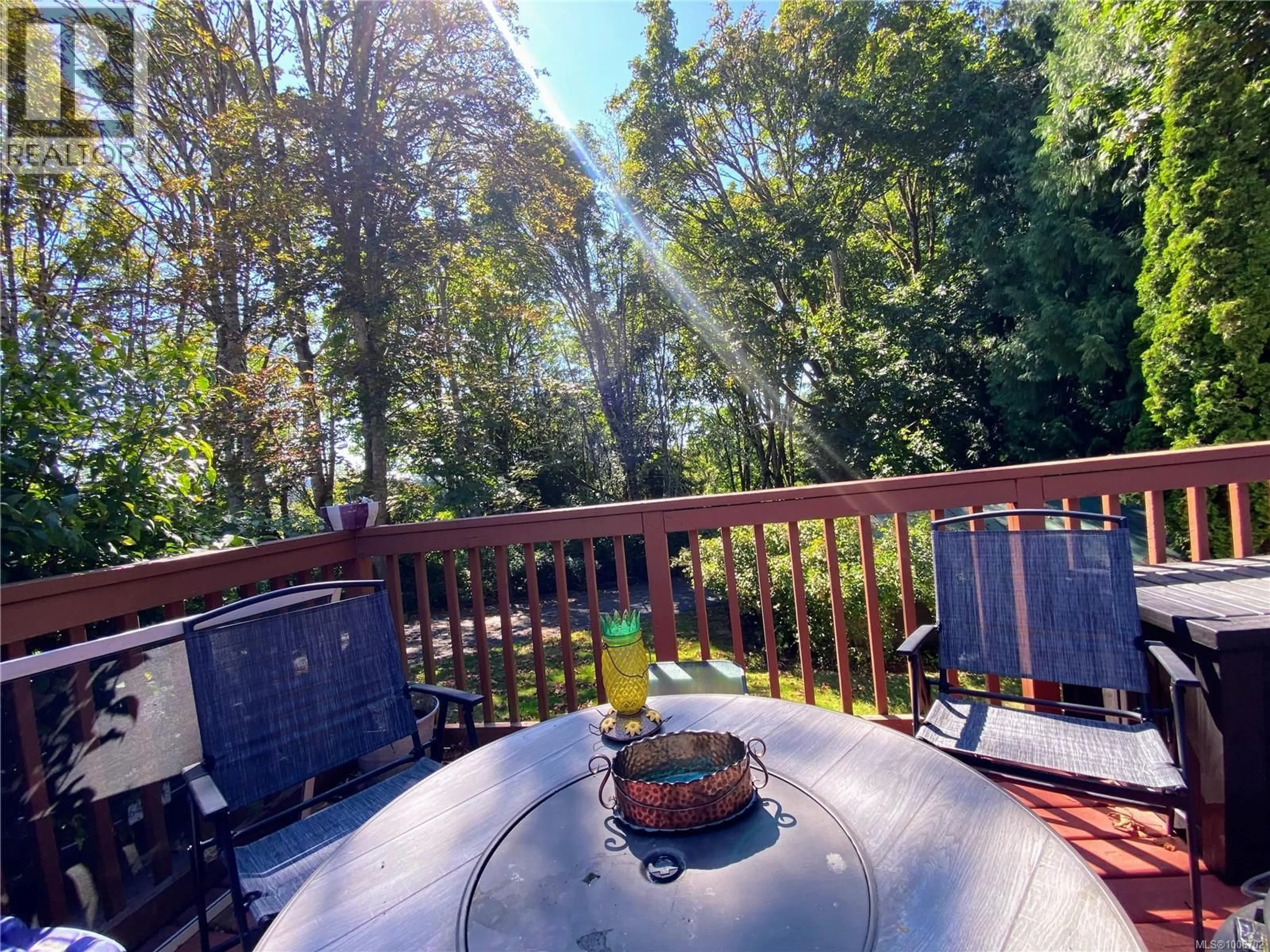 Patio, forest/trees view for 13 - 5838 BLYTHWOOD ROAD, Sooke British Columbia V9Z1H7