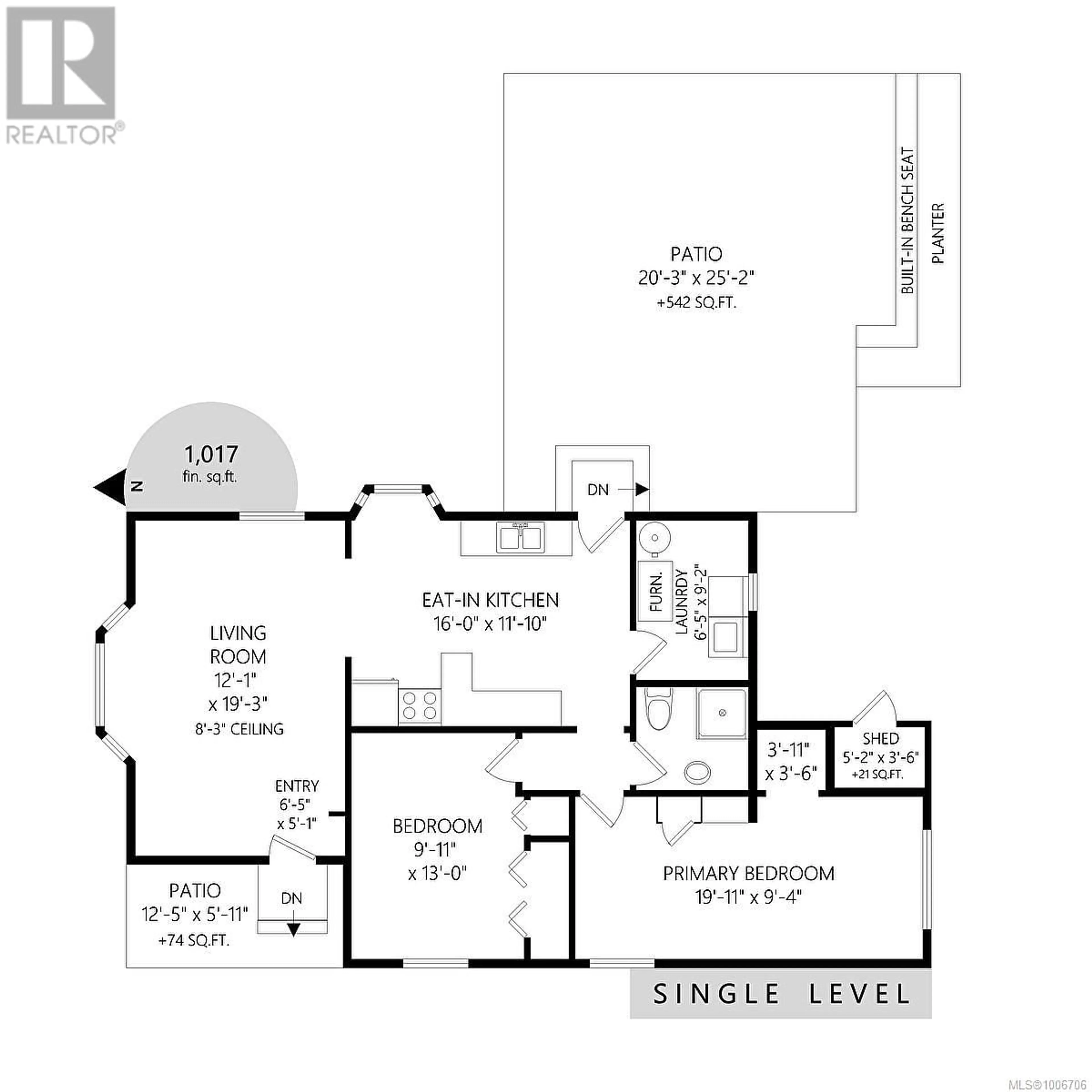 Floor plan for 421 THIRD STREET, Nanaimo British Columbia V9R1W5
