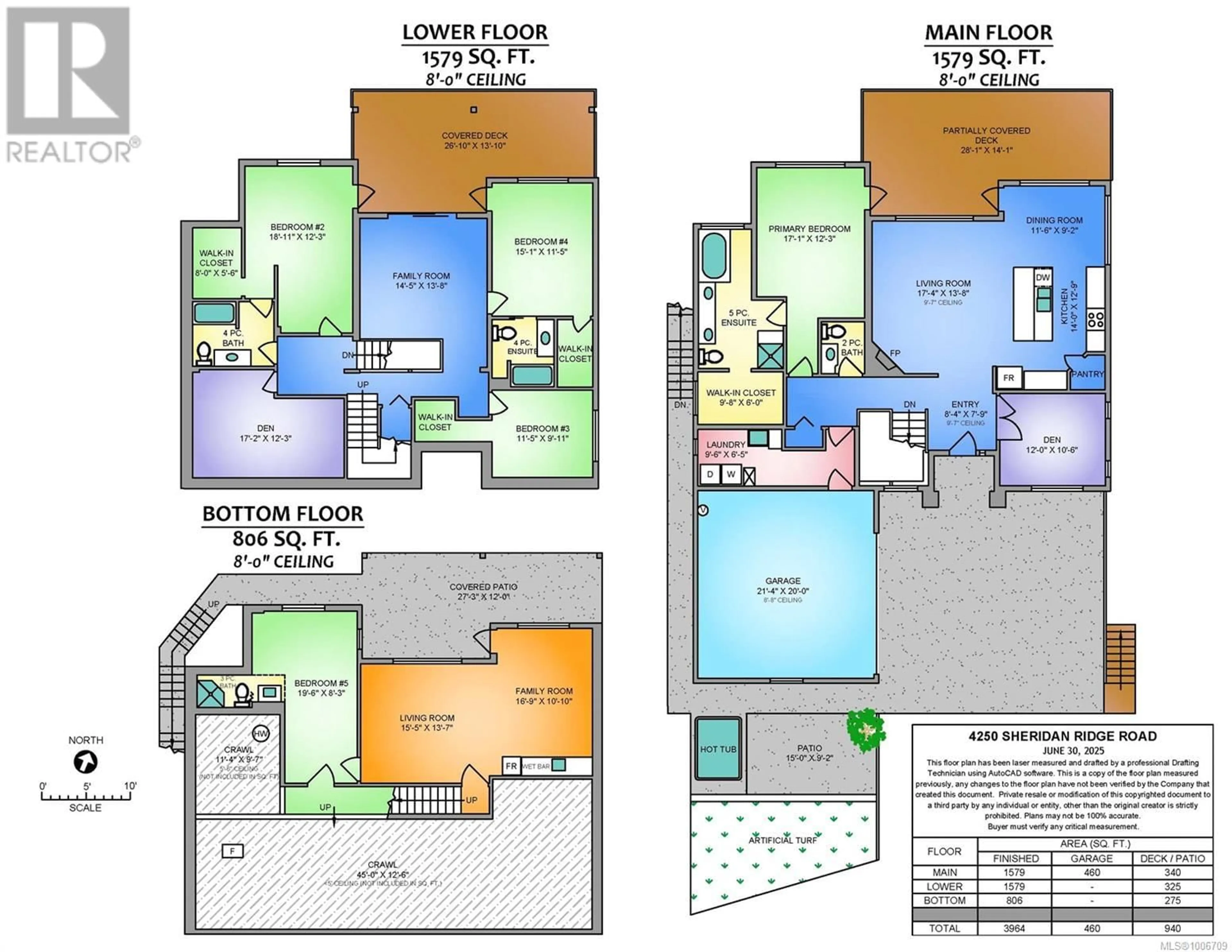 Floor plan for 4520 SHERIDAN RIDGE ROAD, Nanaimo British Columbia V9T6S7
