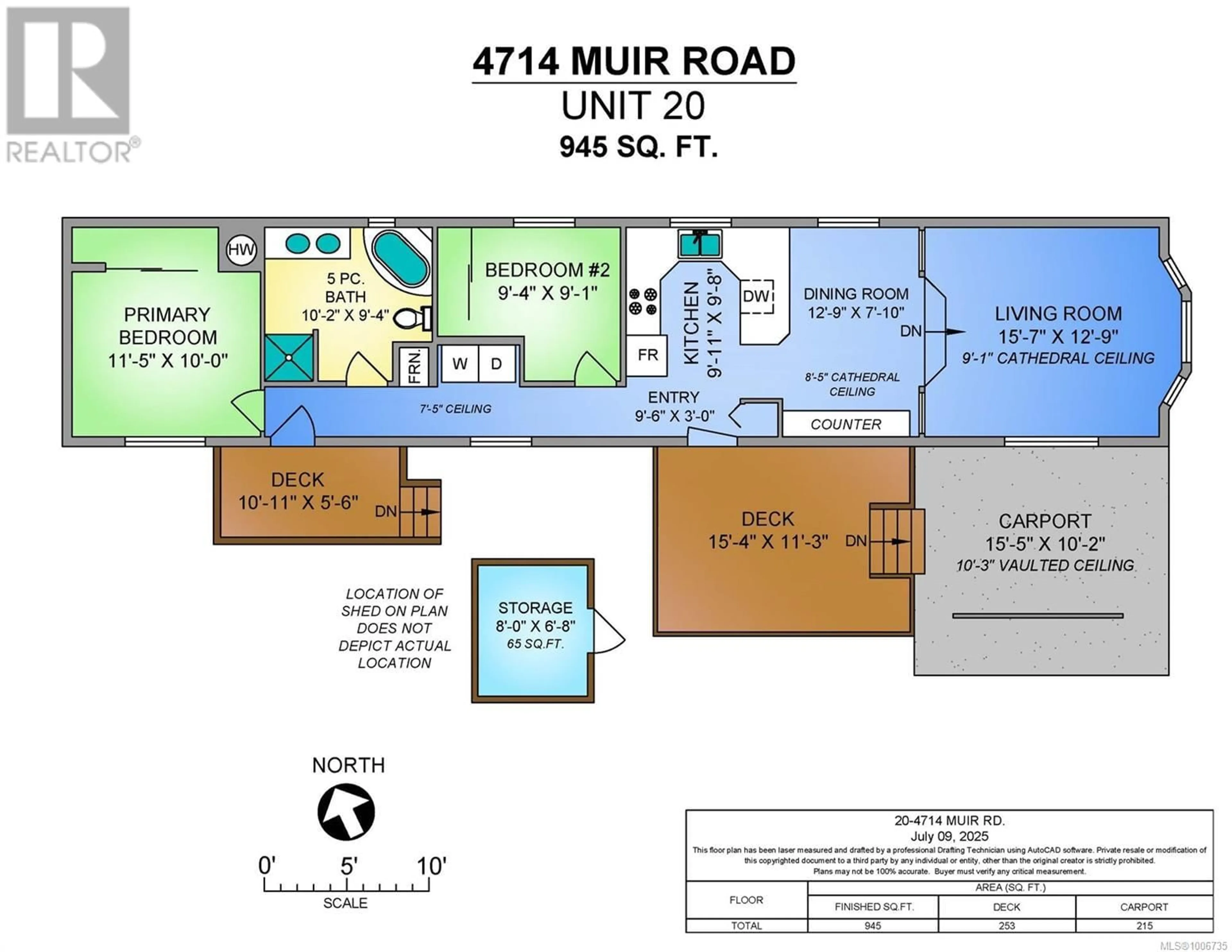 Floor plan for 20 - 4714 MUIR ROAD, Courtenay British Columbia V9N8Z6