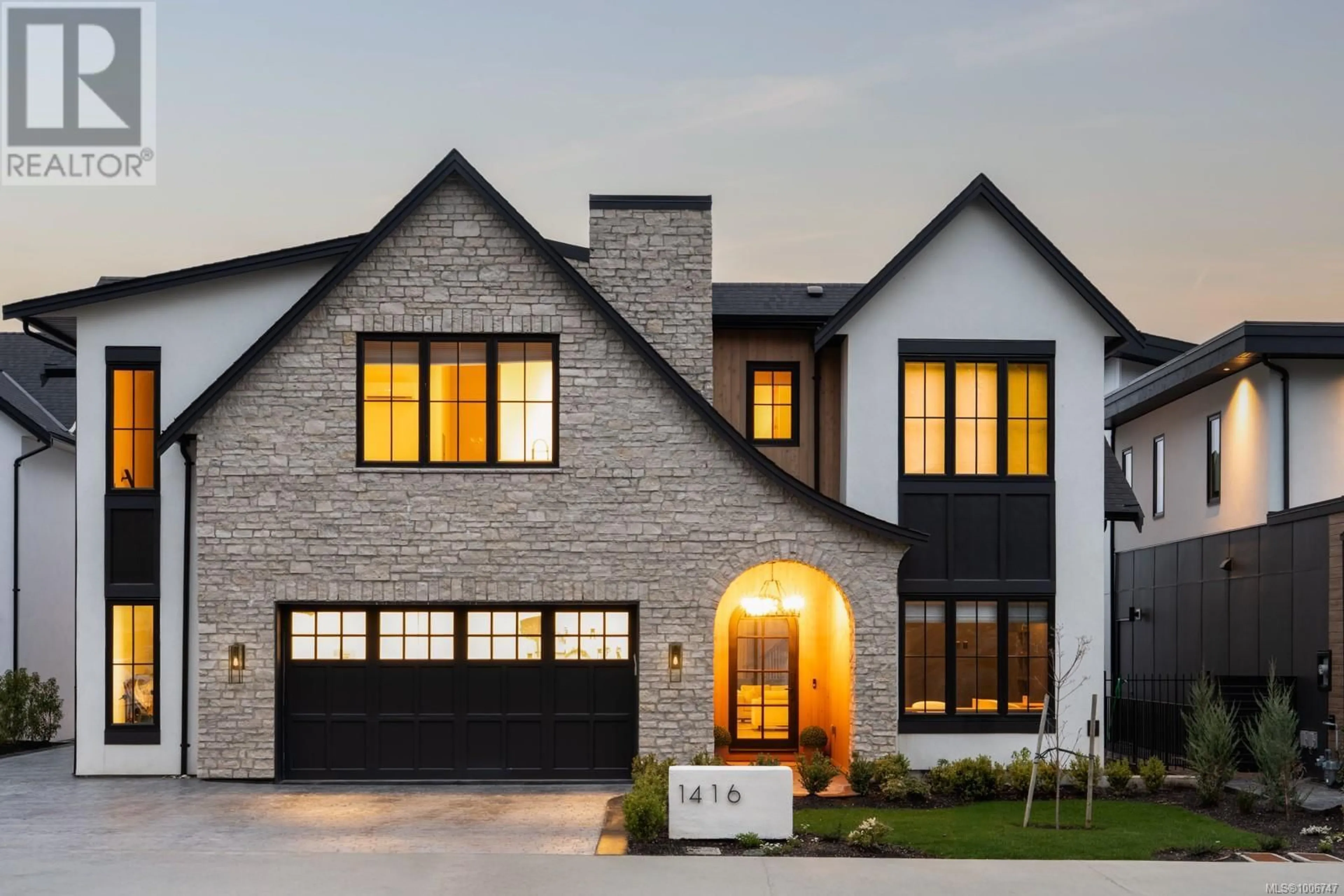 Home with brick exterior material, street for 1416 PINEHURST PLACE, Langford British Columbia V9B3S3