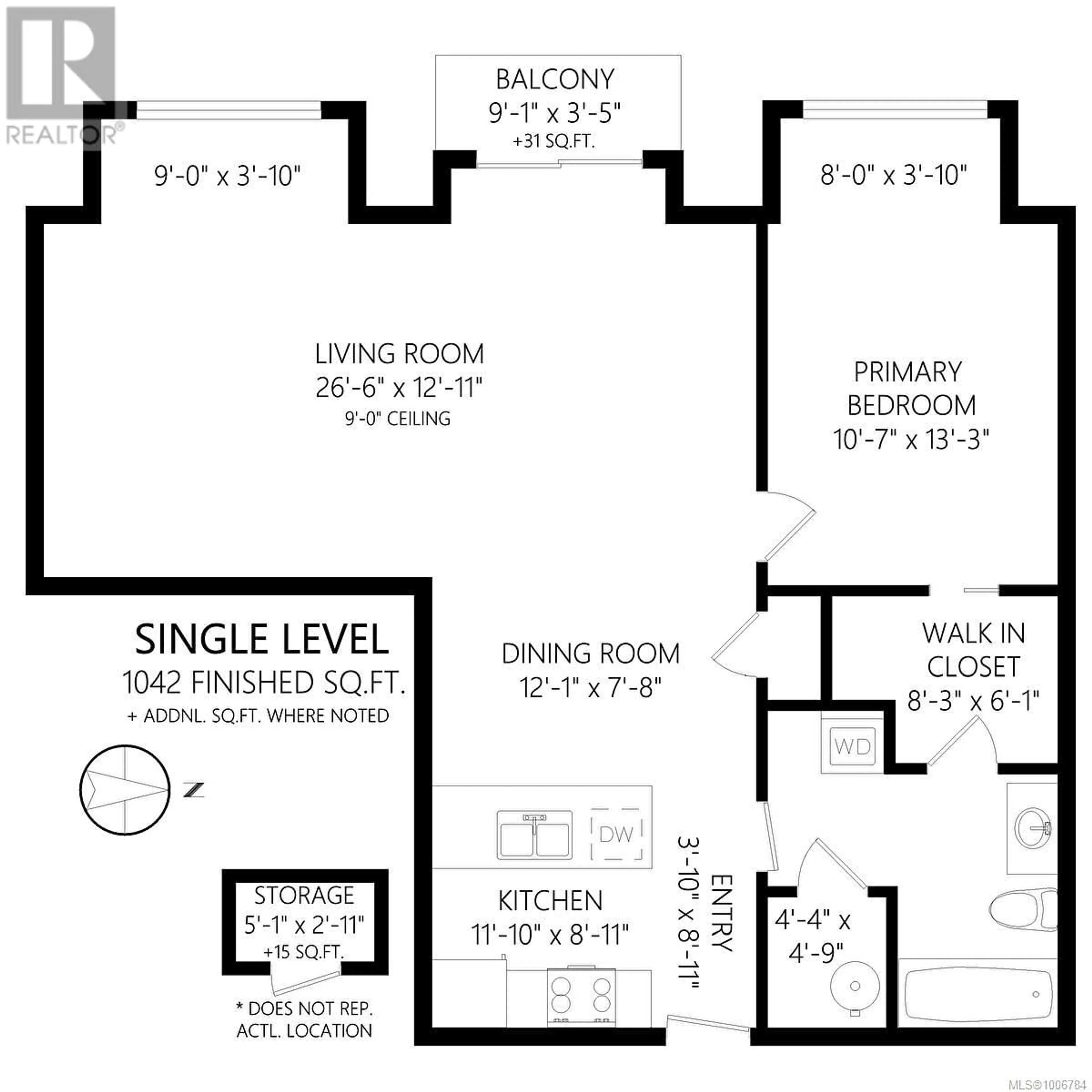 Floor plan for 402 - 5822 GARDEN STREET, Duncan British Columbia V9L3V9