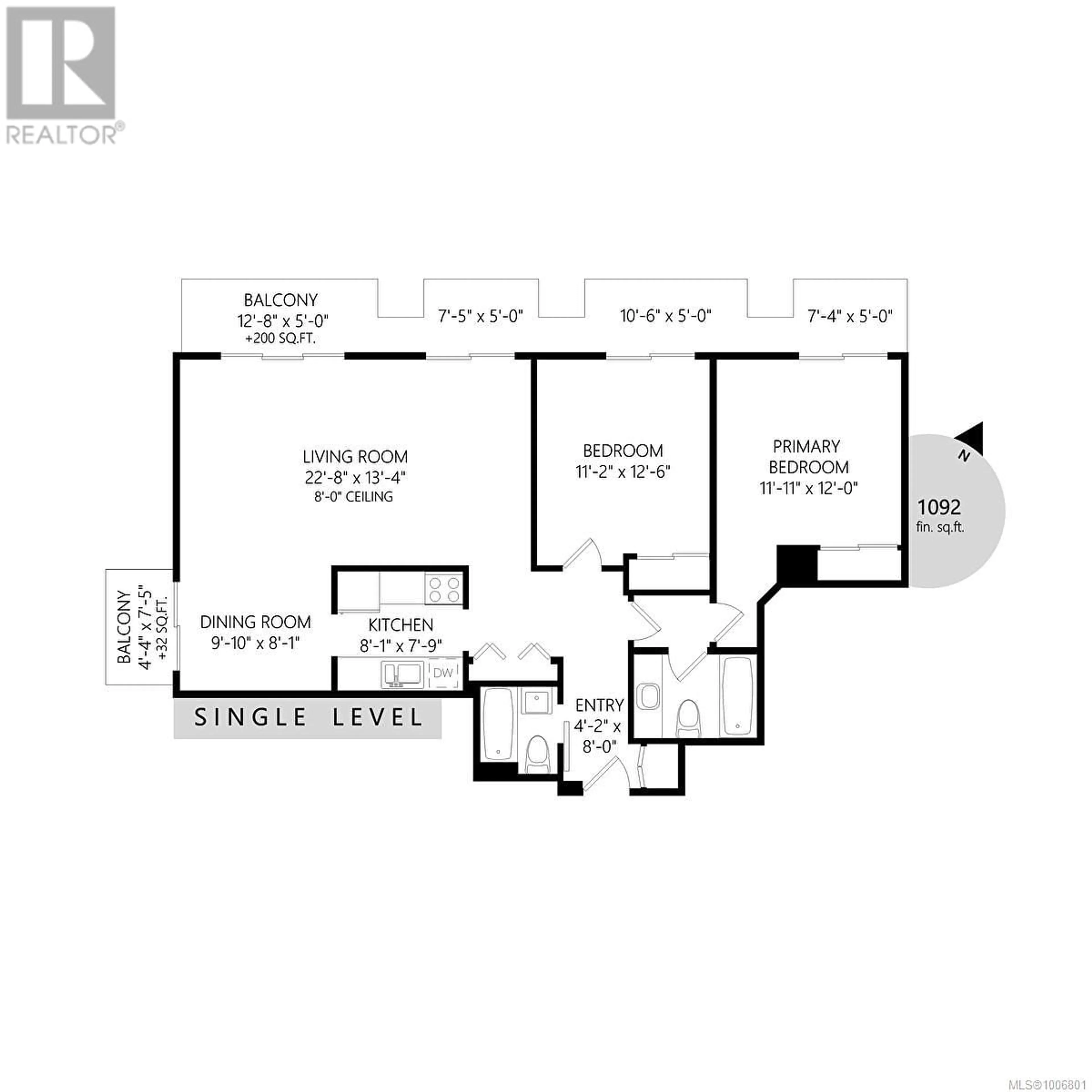 Floor plan for 310 - 1009 MCKENZIE AVENUE, Saanich British Columbia V9B4B1