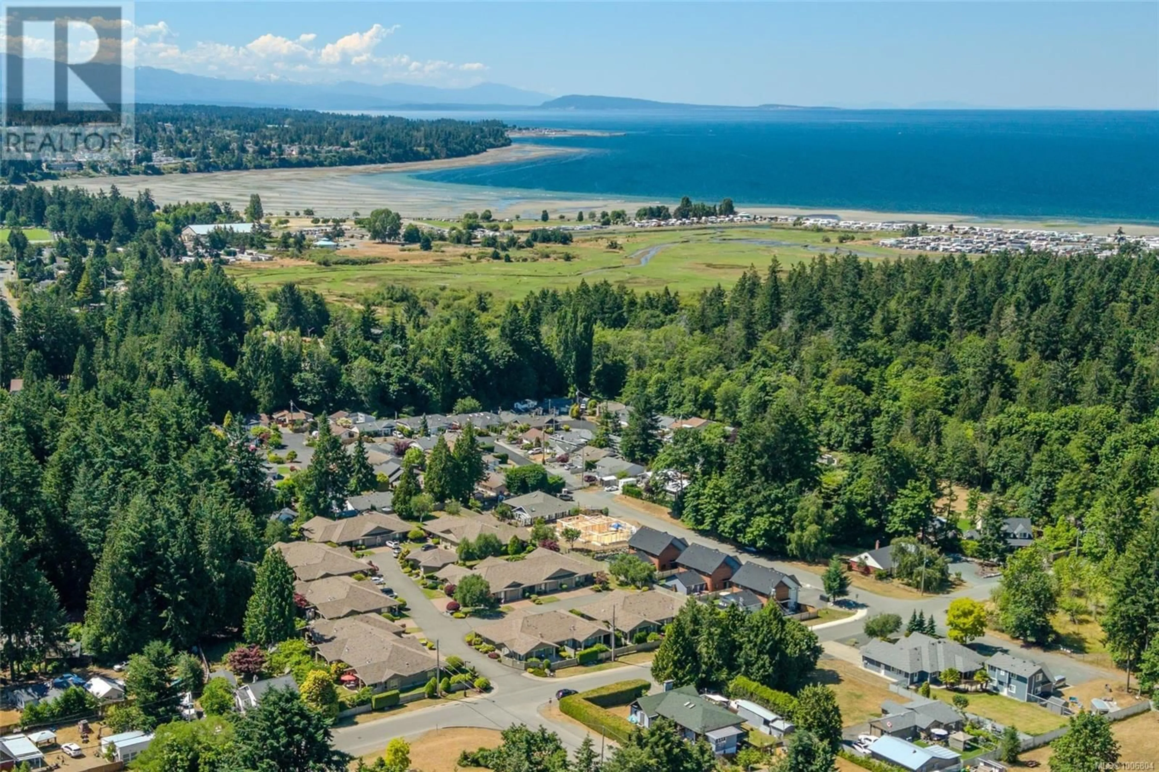 A pic from outside/outdoor area/front of a property/back of a property/a pic from drone, water/lake/river/ocean view for 10 - 161 SHELLY ROAD, Parksville British Columbia V9P2H8