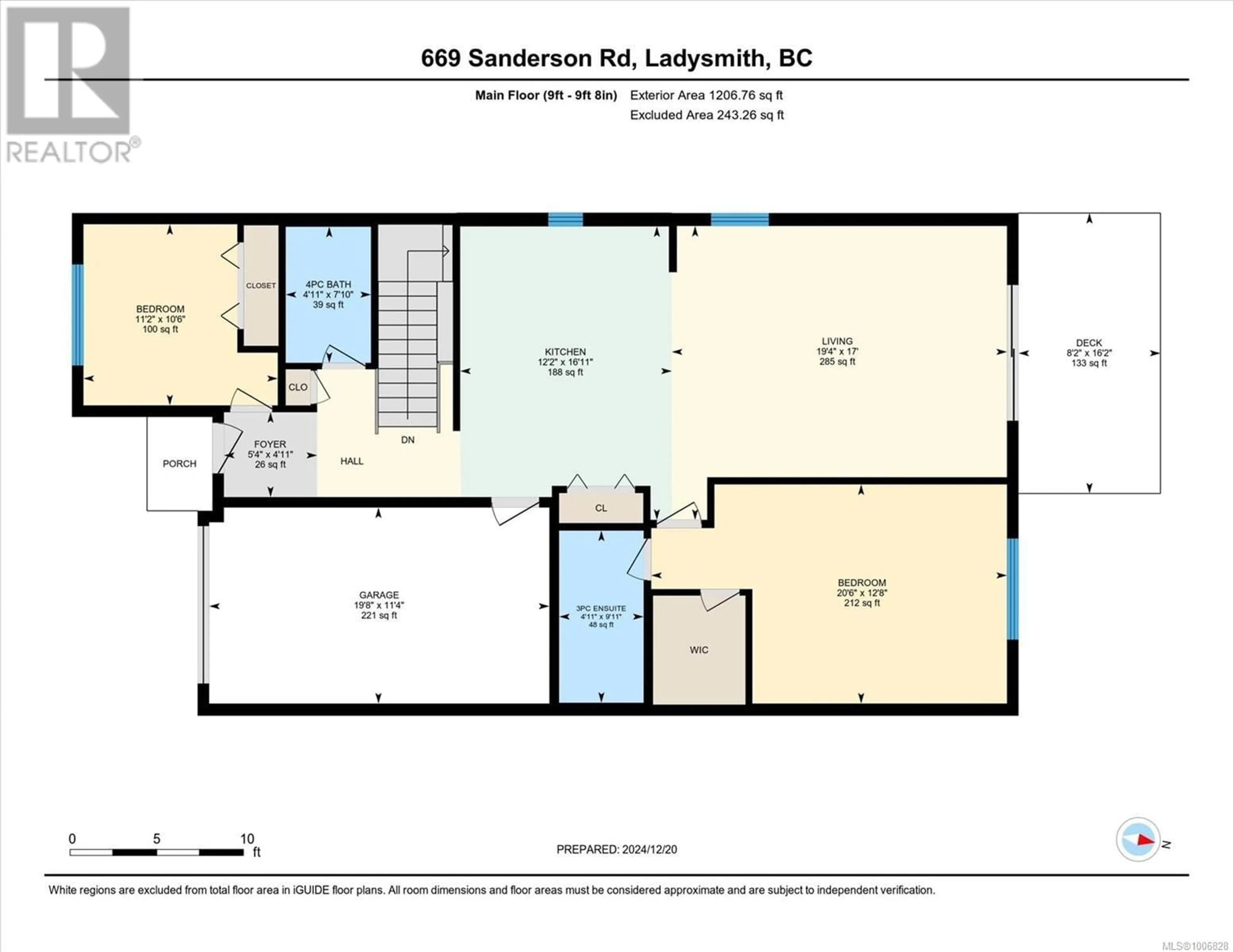 Floor plan for 669 SANDERSON ROAD, Ladysmith British Columbia V9G0A7