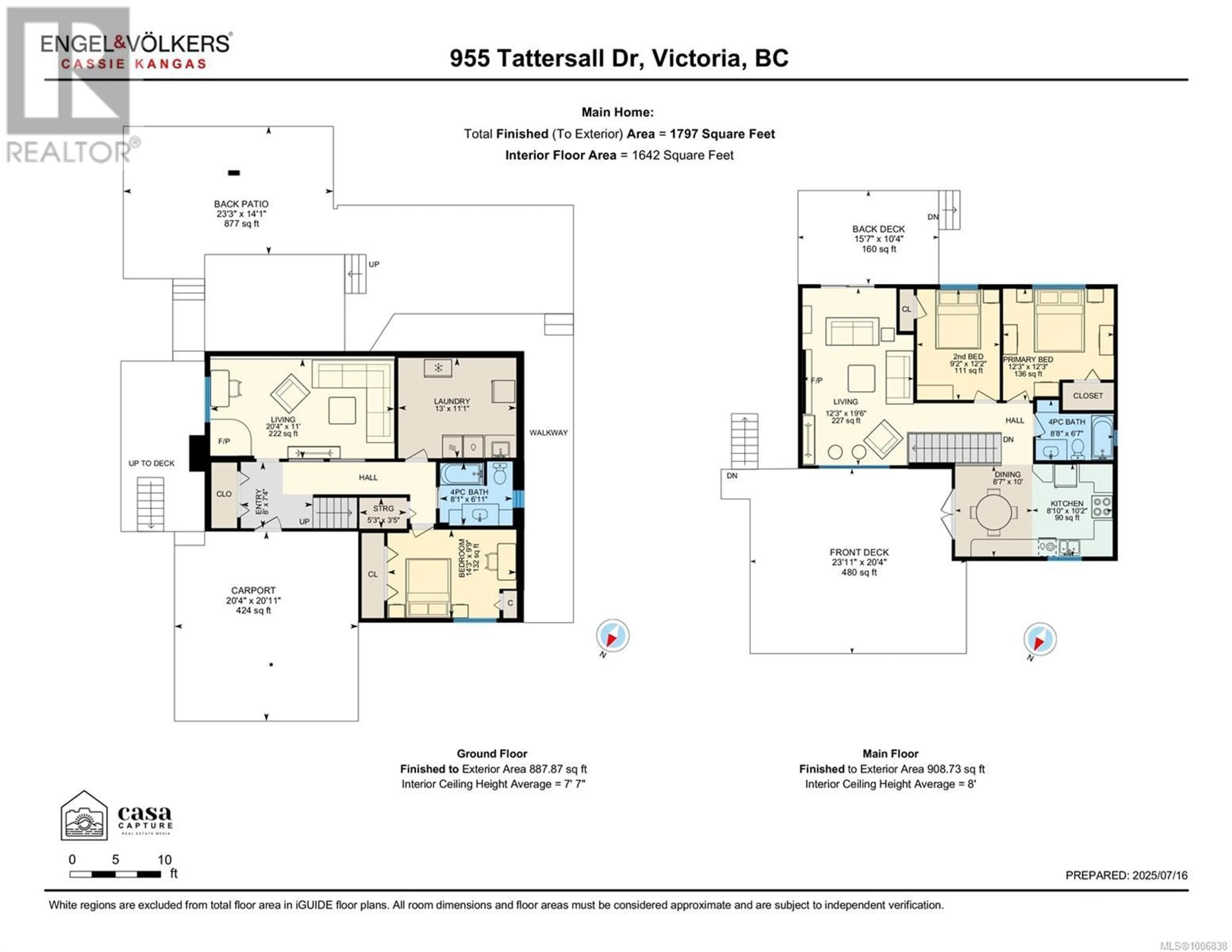 Floor plan for 955 TATTERSALL DRIVE, Saanich British Columbia V8X2X1