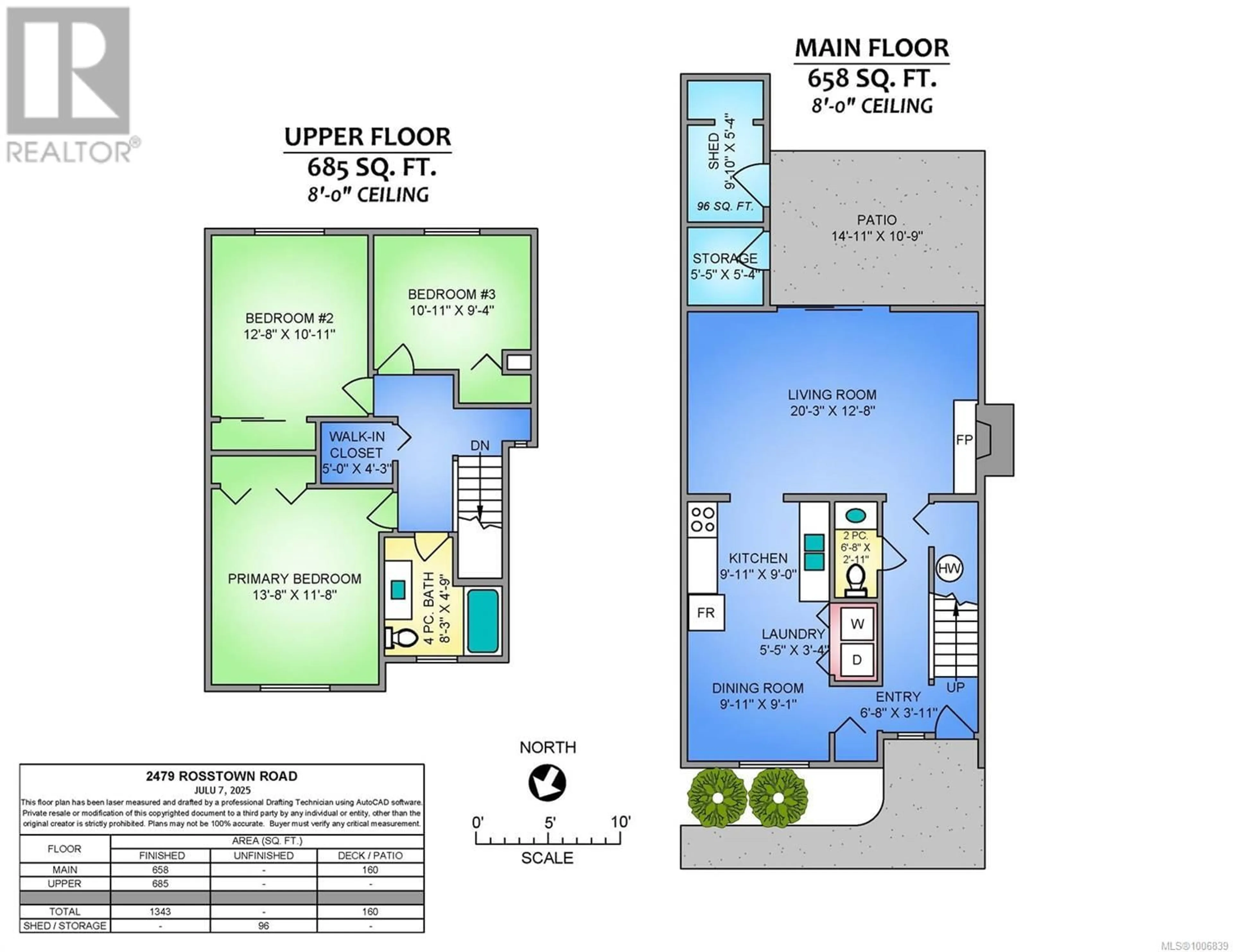 Floor plan for 2479 ROSSTOWN ROAD, Nanaimo British Columbia V9T3R6