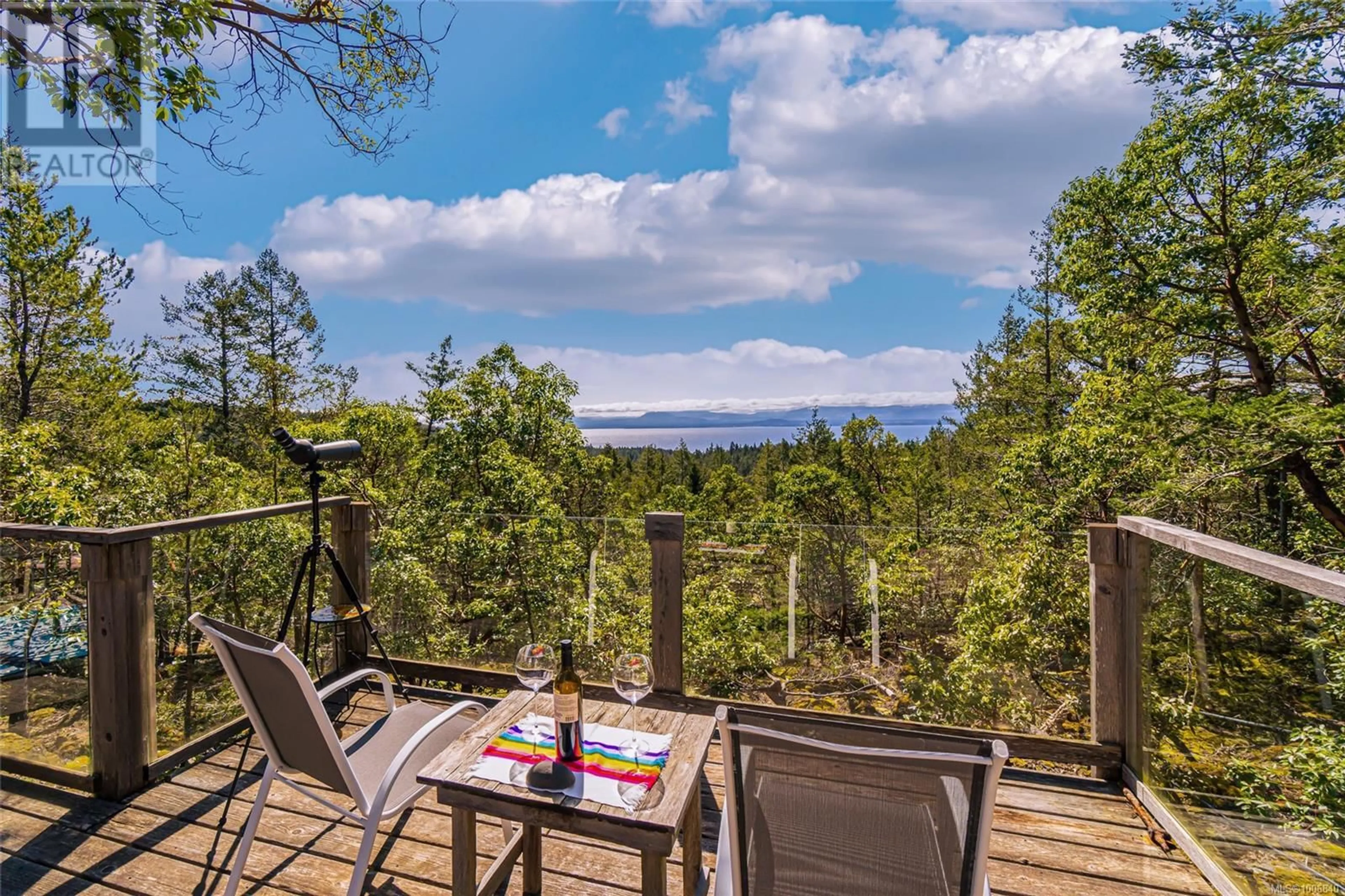 Patio, forest/trees view for Lot C ELDERBERRY LANE, Lasqueti Island British Columbia V0R2J0