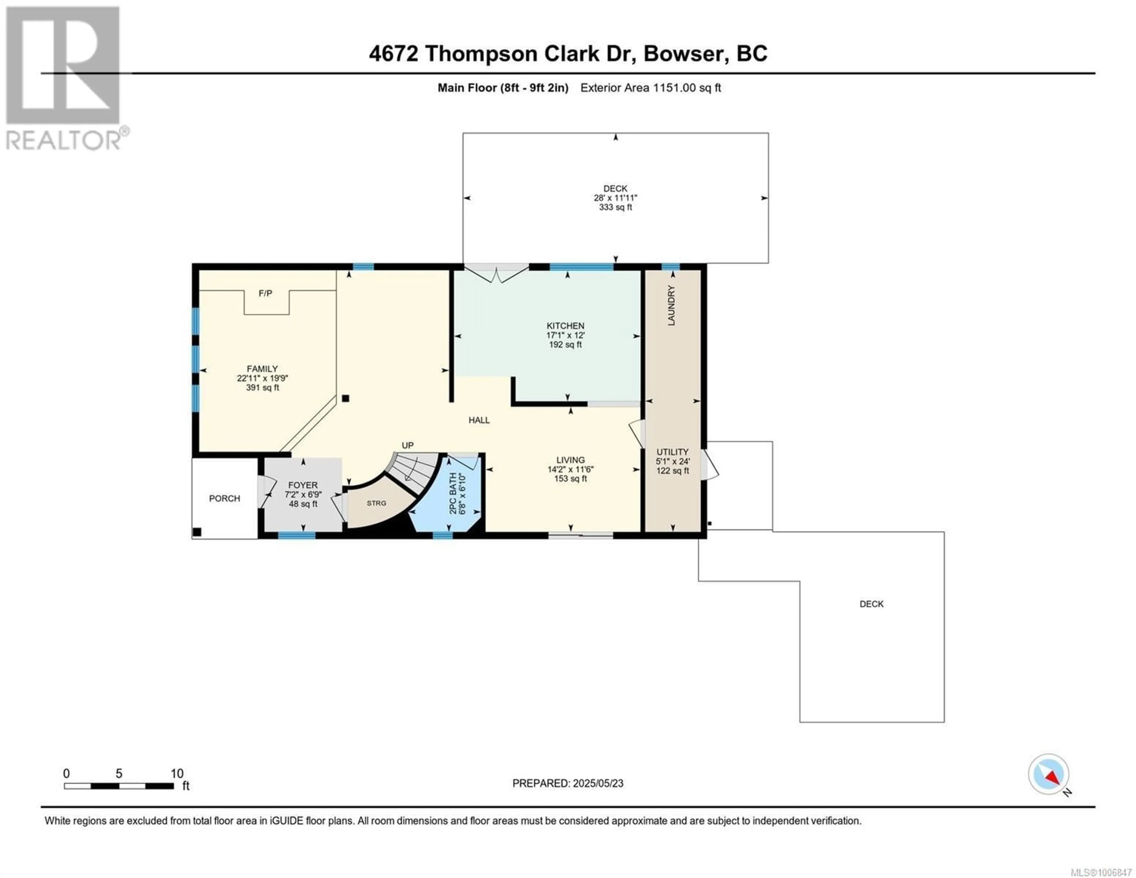 Floor plan for 4672 THOMPSON CLARKE ROAD, Bowser British Columbia V0R1G0