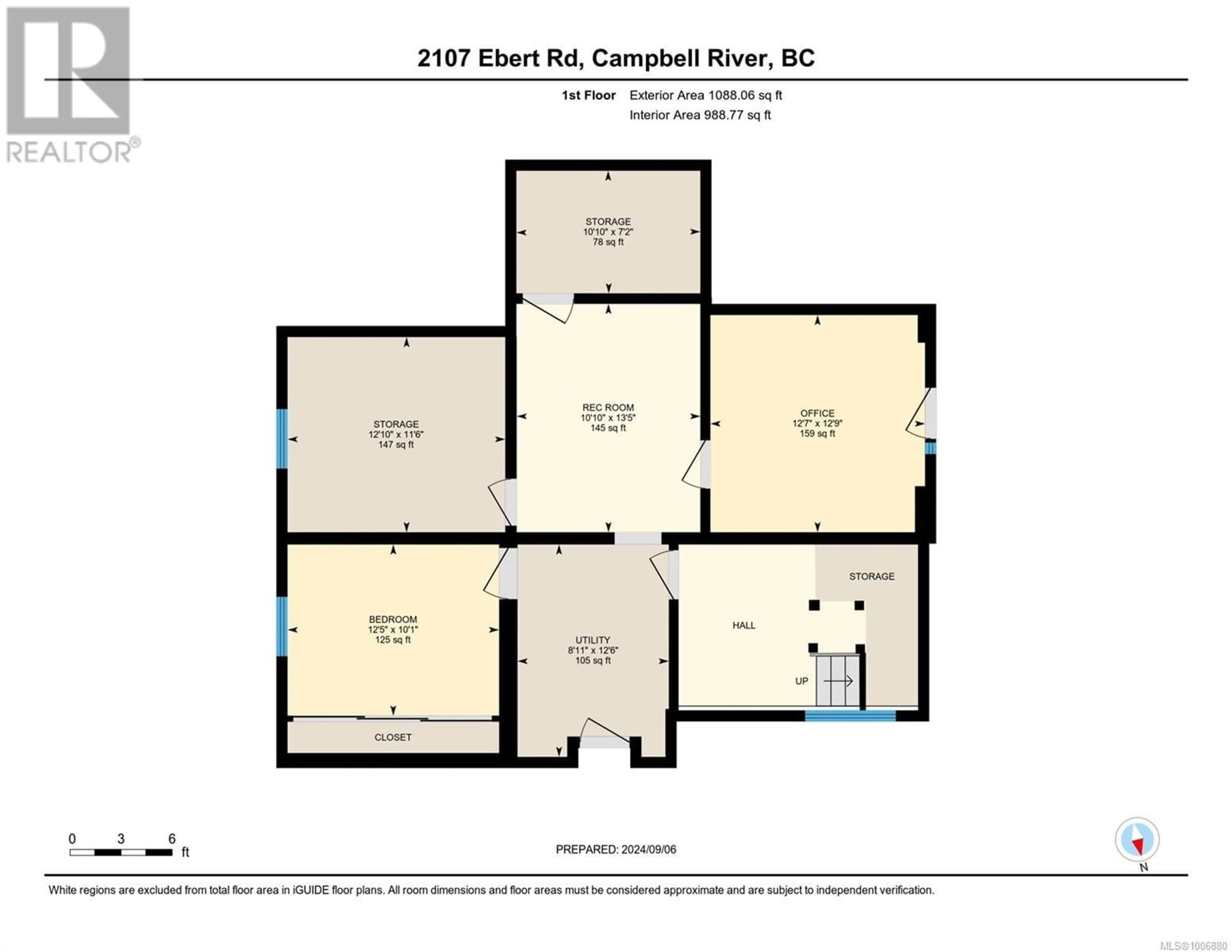 Floor plan for 2107 EBERT ROAD, Campbell River British Columbia V9W6A2