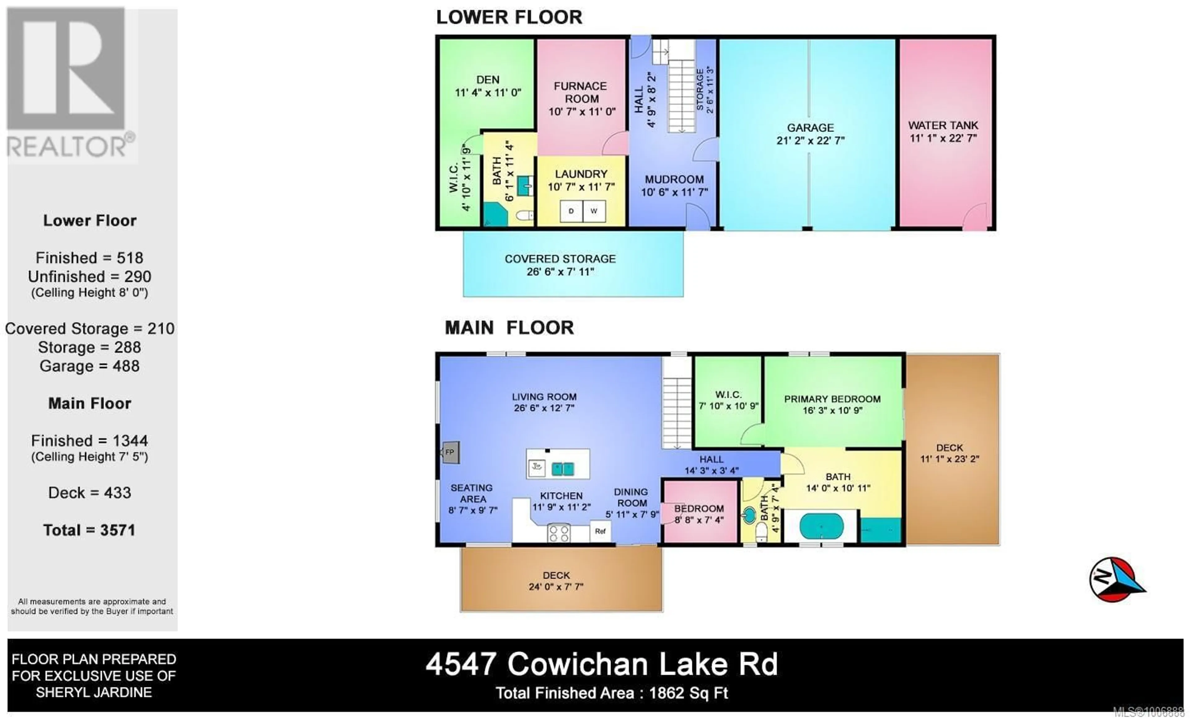 Floor plan for 4547 COWICHAN LAKE ROAD, Duncan British Columbia V9L5J4