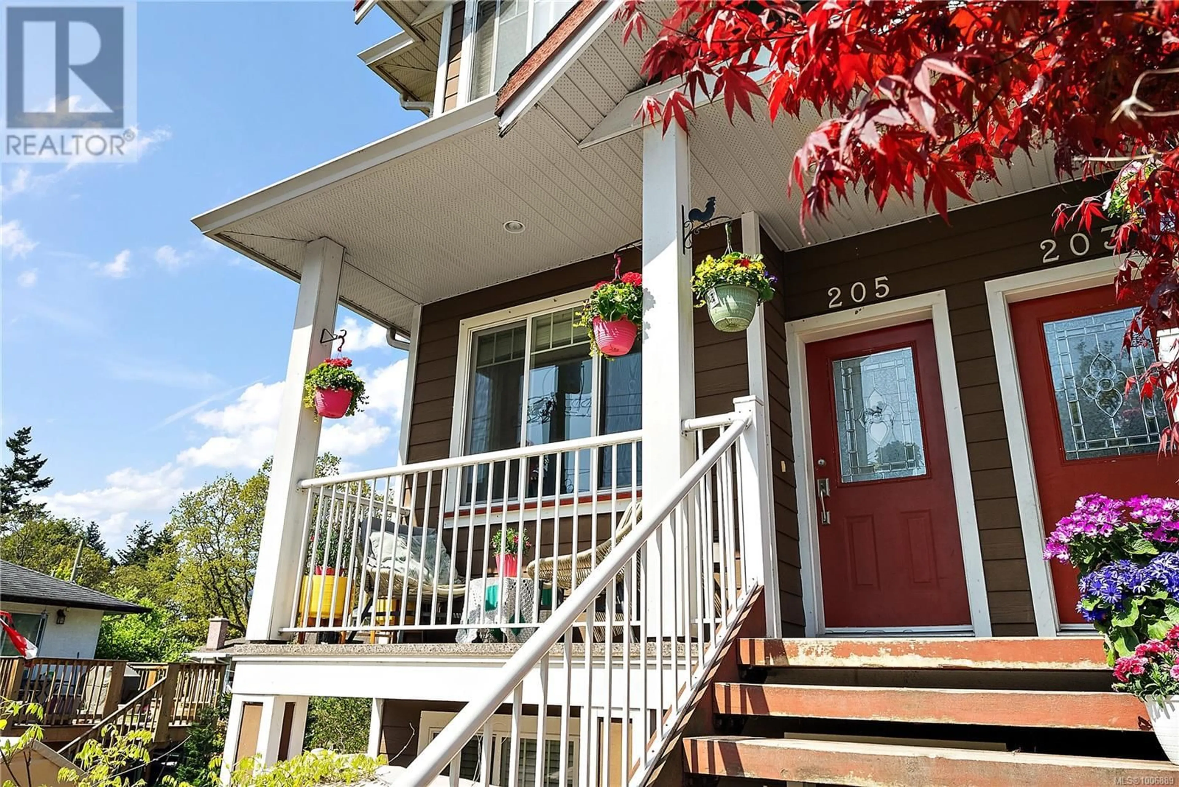 Home with vinyl exterior material, street for 205 - 2680 PEATT ROAD, Langford British Columbia V9B3V1