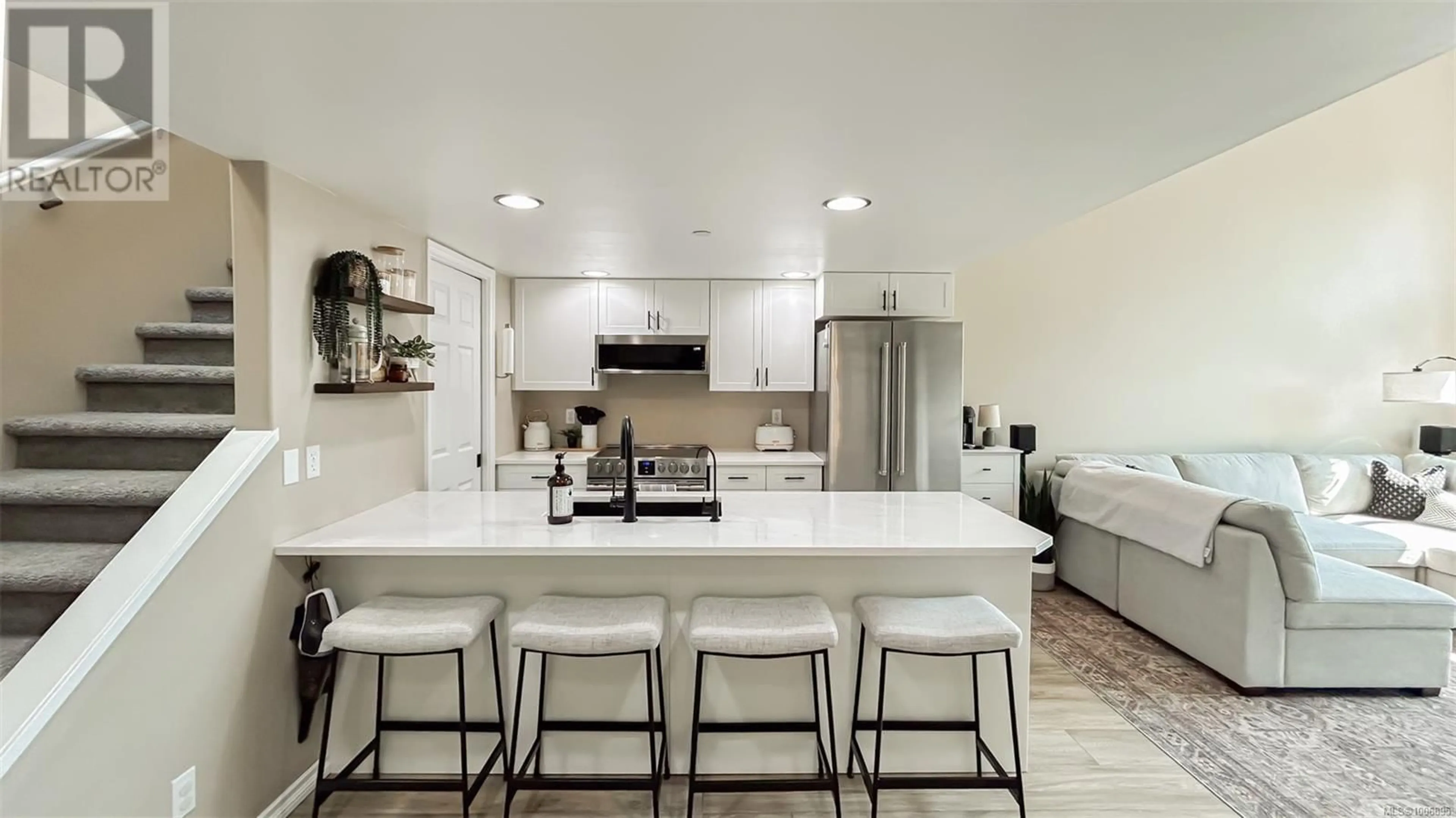 Open concept kitchen, ceramic/tile floor for 403 - 2823 JACKLIN ROAD, Langford British Columbia V9B3Y1