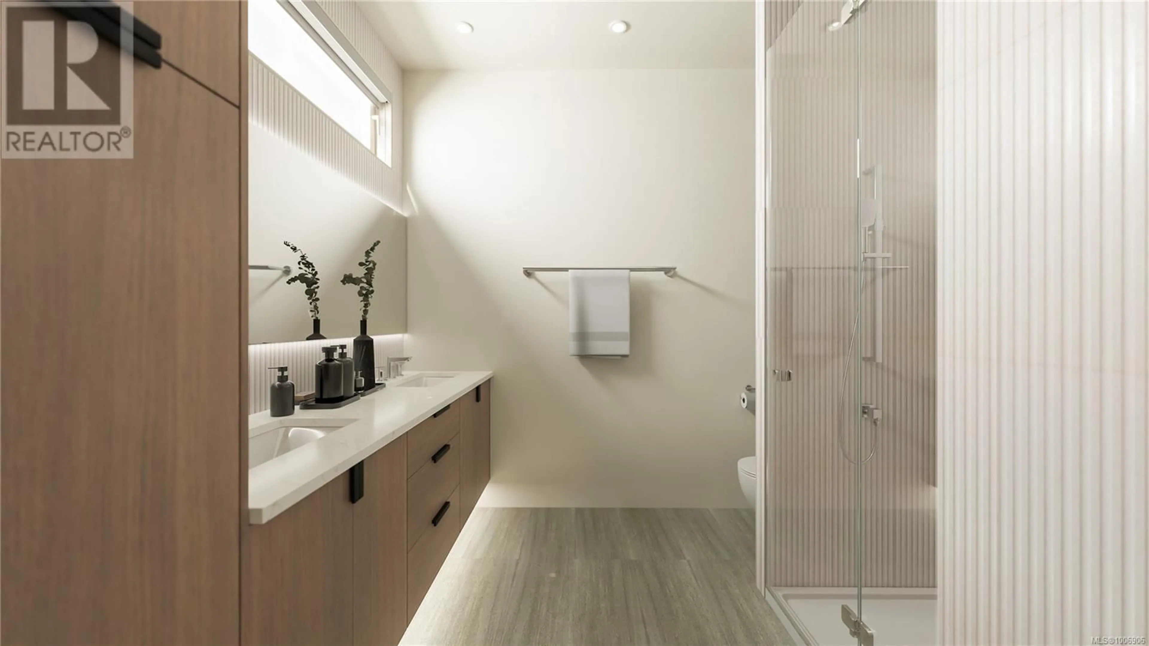 Contemporary bathroom, ceramic/tile floor for 4 - 1434 BROOKE STREET, Victoria British Columbia V8S1M3