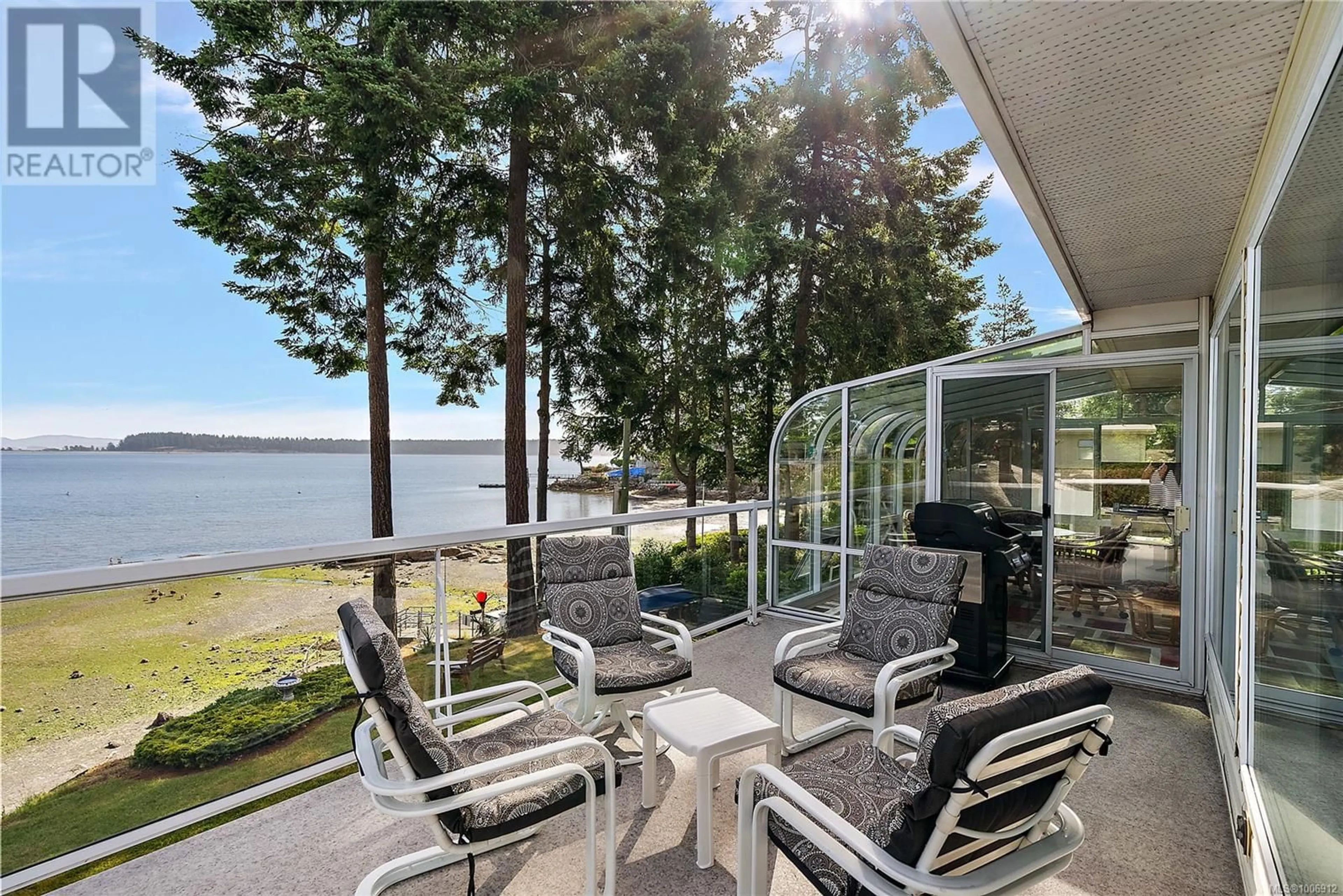 Patio, water/lake/river/ocean view for 8001 ARTHUR DRIVE, Central Saanich British Columbia V8M1V4