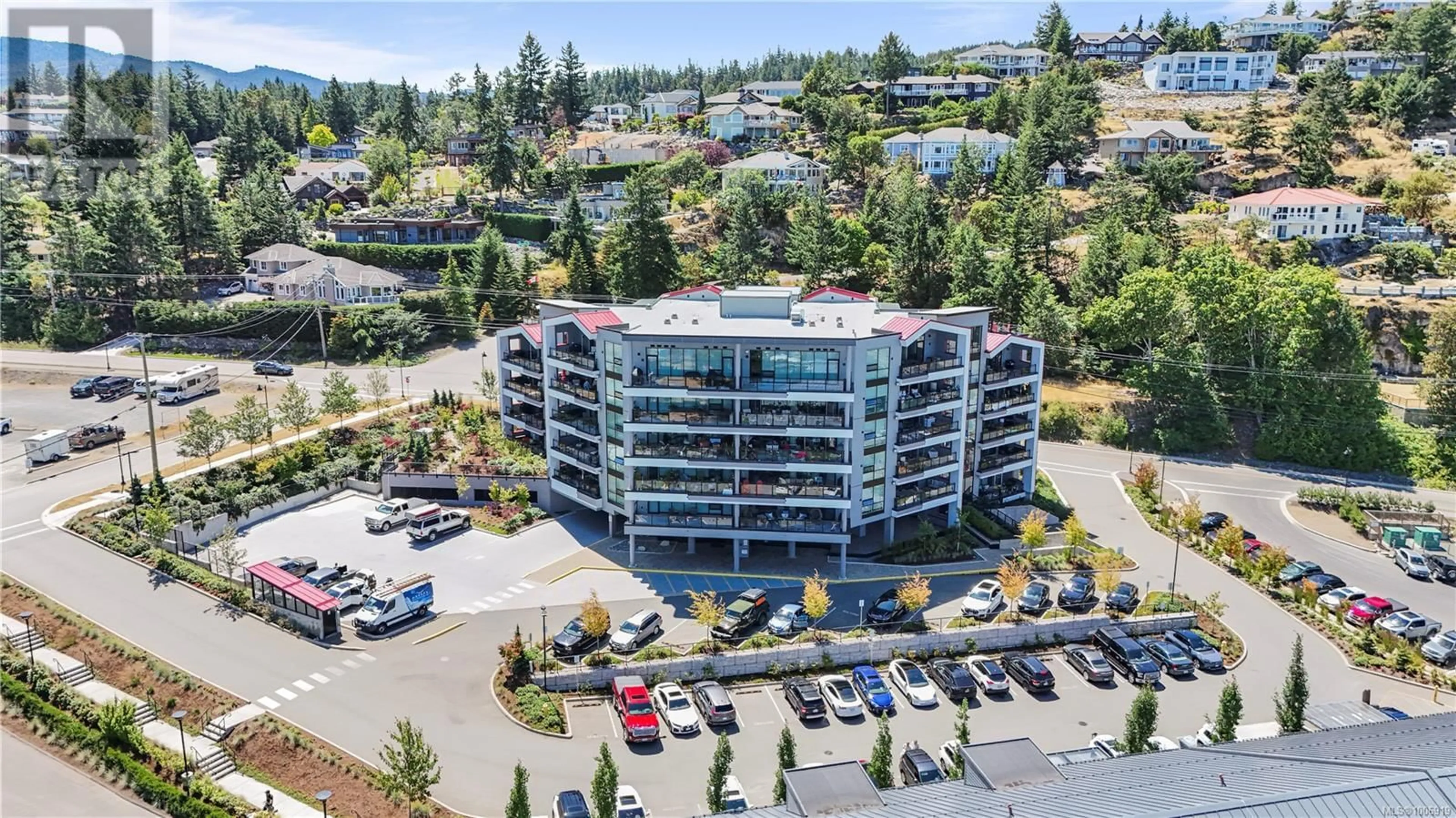 A pic from outside/outdoor area/front of a property/back of a property/a pic from drone, building for 604 - 3529 DOLPHIN DRIVE, Nanoose Bay British Columbia V9P9J7