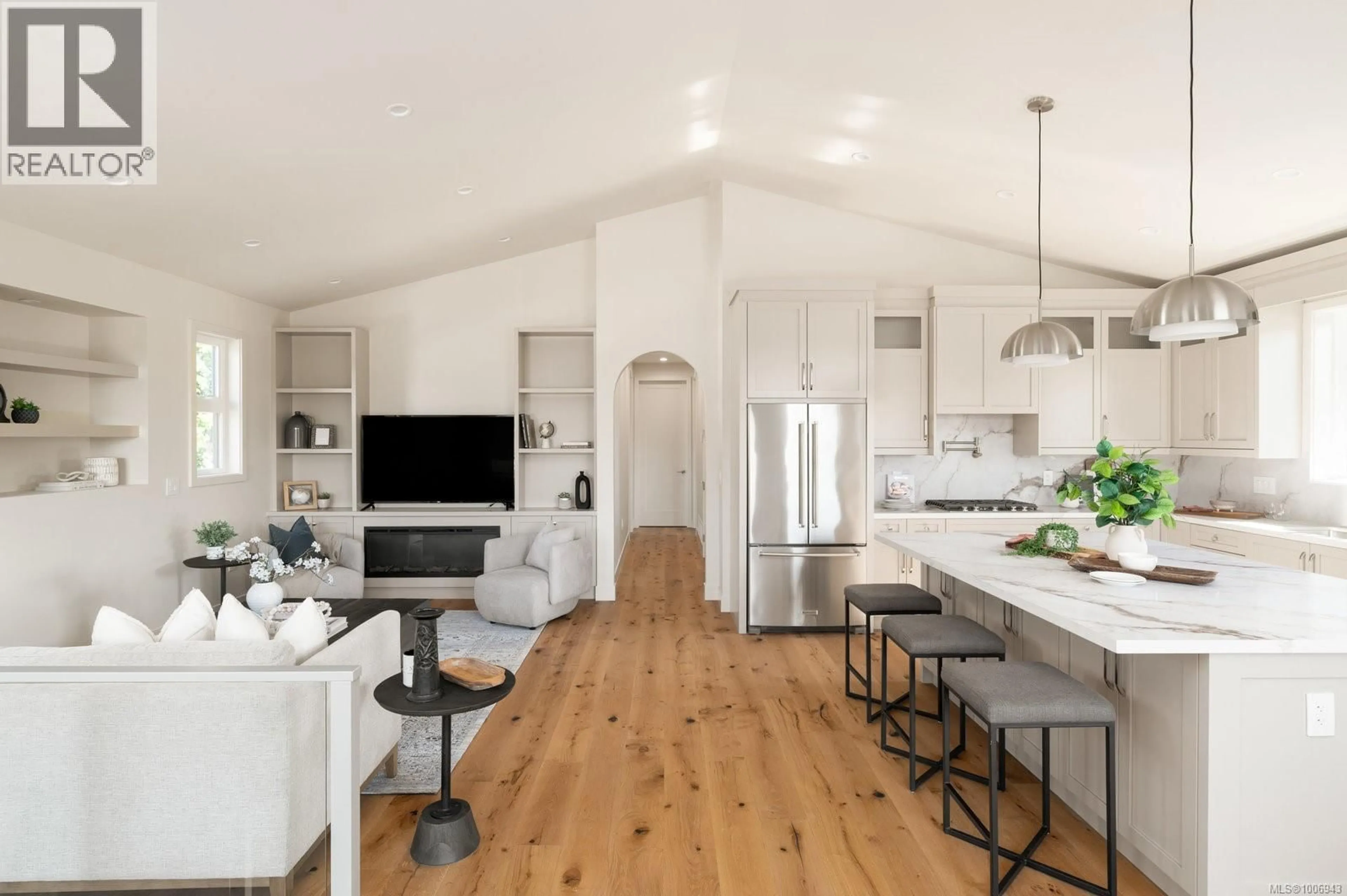 Open concept kitchen, wood/laminate floor for Lot B - 1646 KENMORE ROAD, Saanich British Columbia V8N2E5