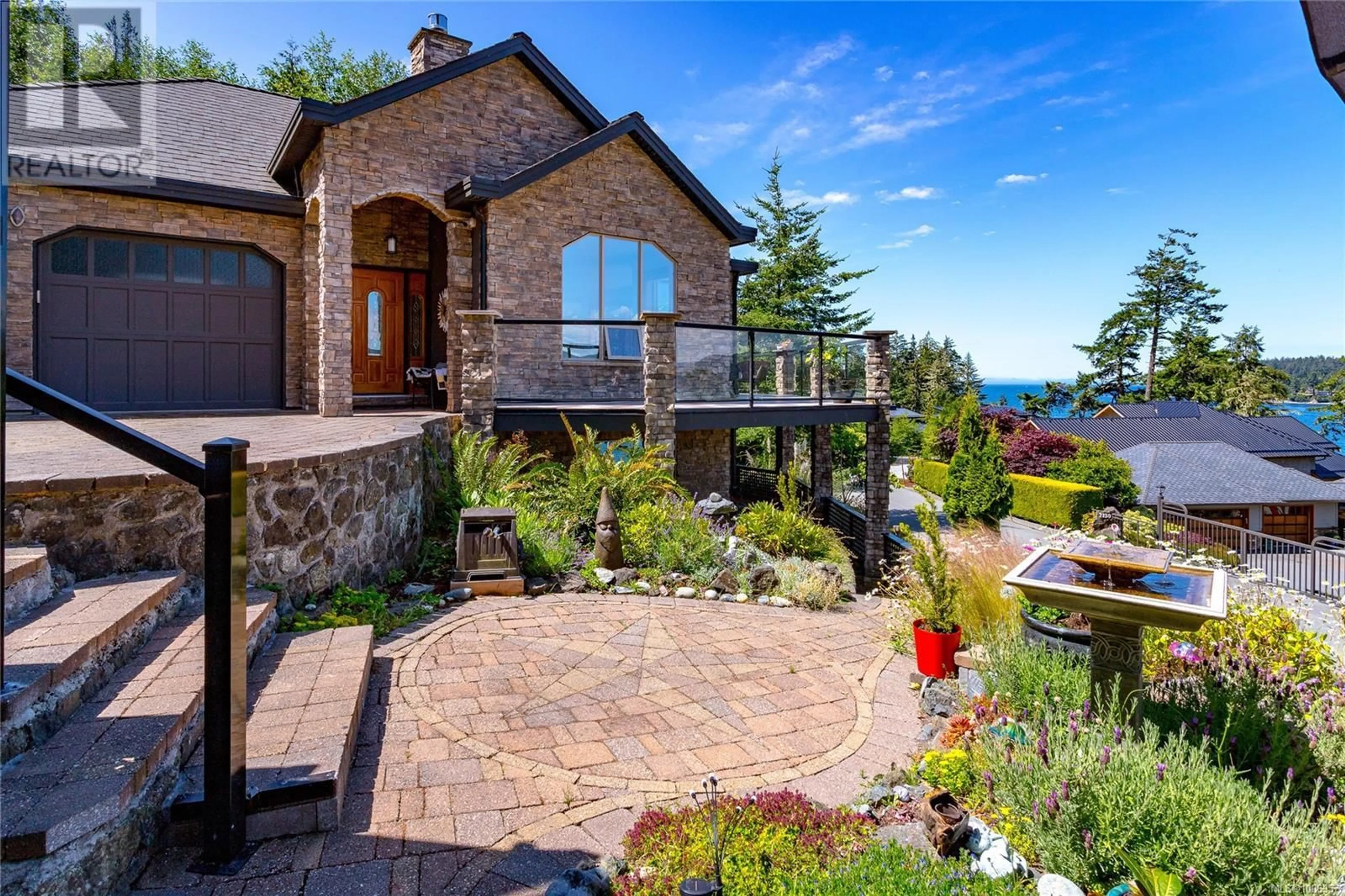 Home with brick exterior material, water/lake/river/ocean view for 7100 SEA CLIFF ROAD, Sooke British Columbia V9Z1A8
