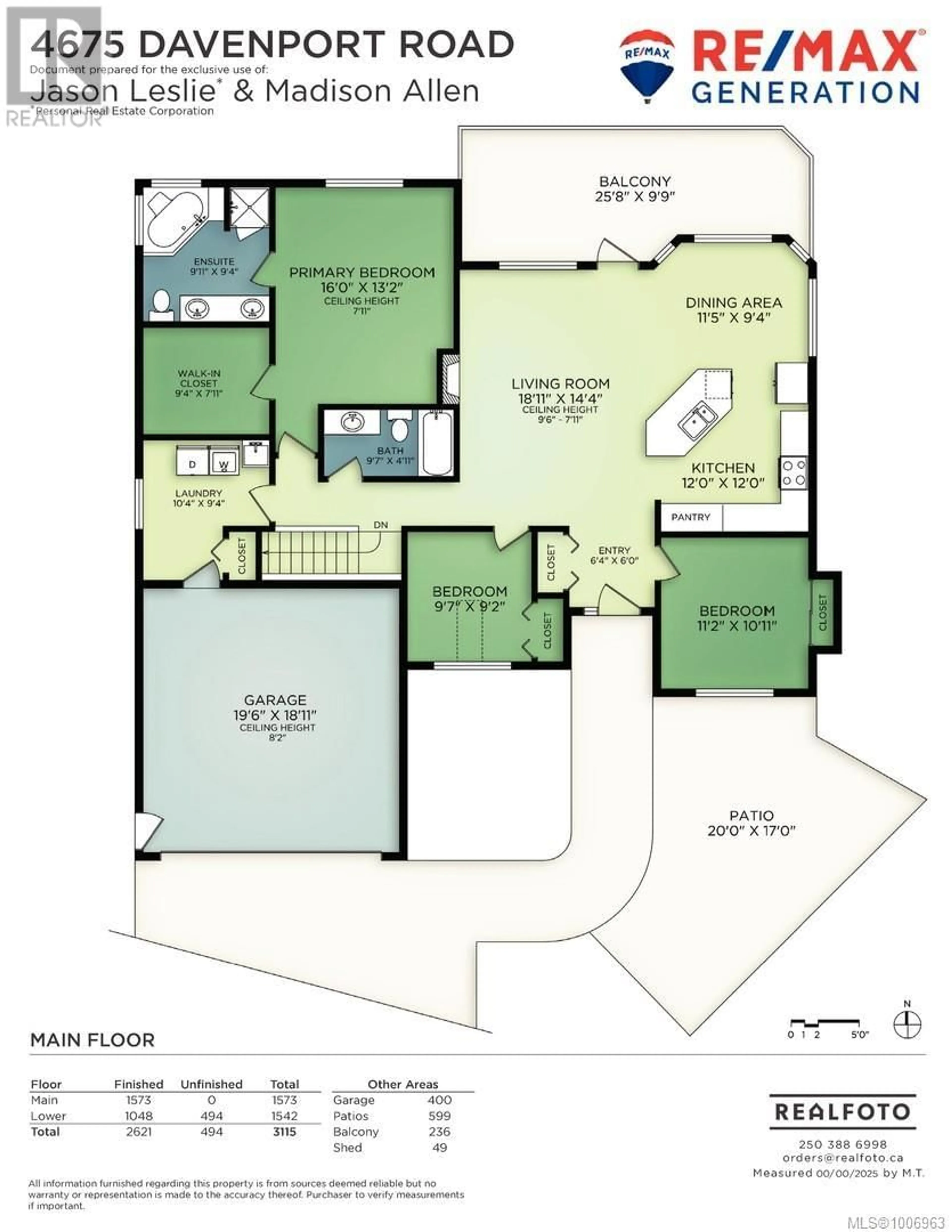 Floor plan for 4675 DAVENPORT ROAD, Cowichan Bay British Columbia V0R1N1