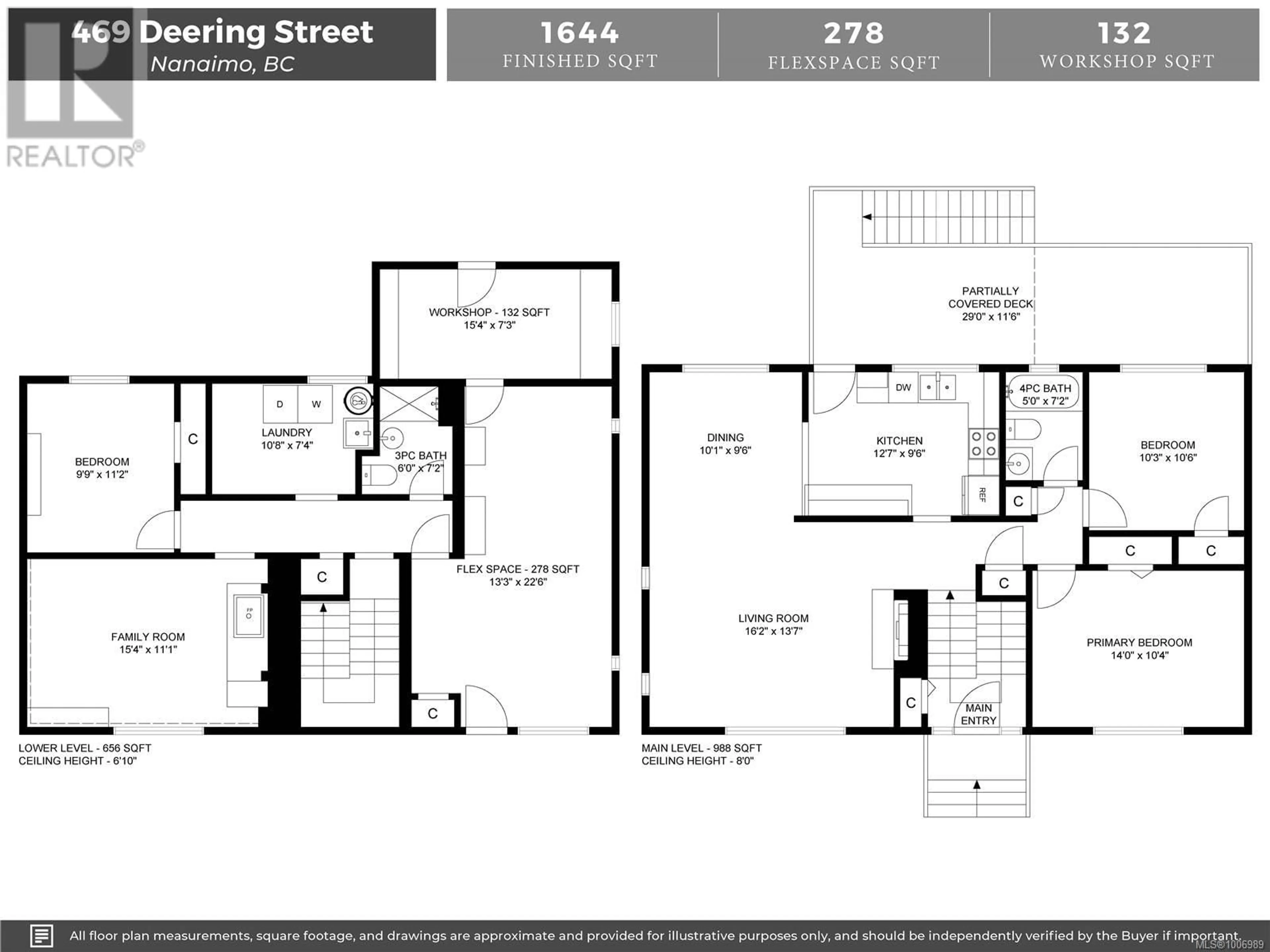 Floor plan for 469 DEERING STREET, Nanaimo British Columbia V9R1B8