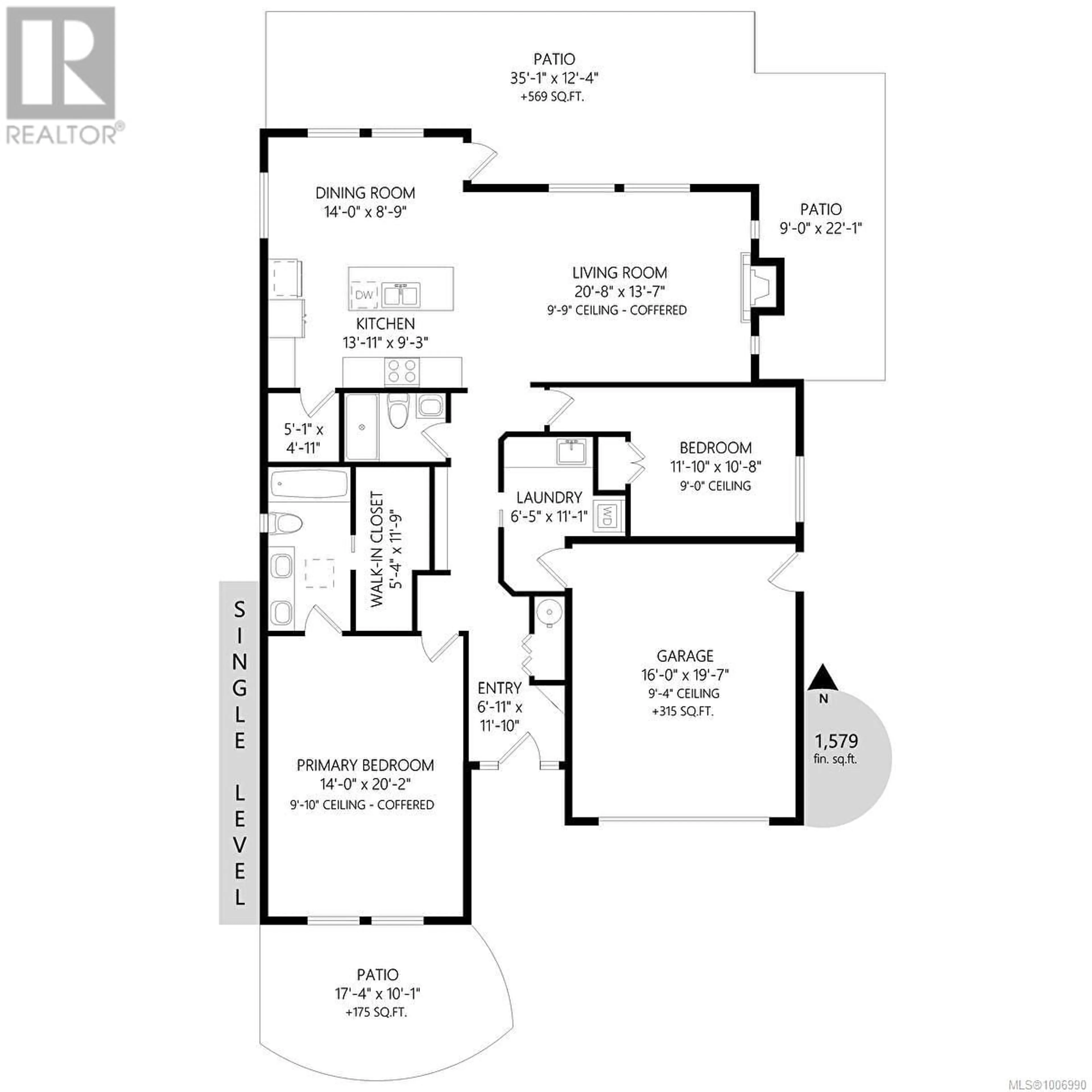 Floor plan for 843 PARKSIDE CRESCENT, Parksville British Columbia V9P0C7