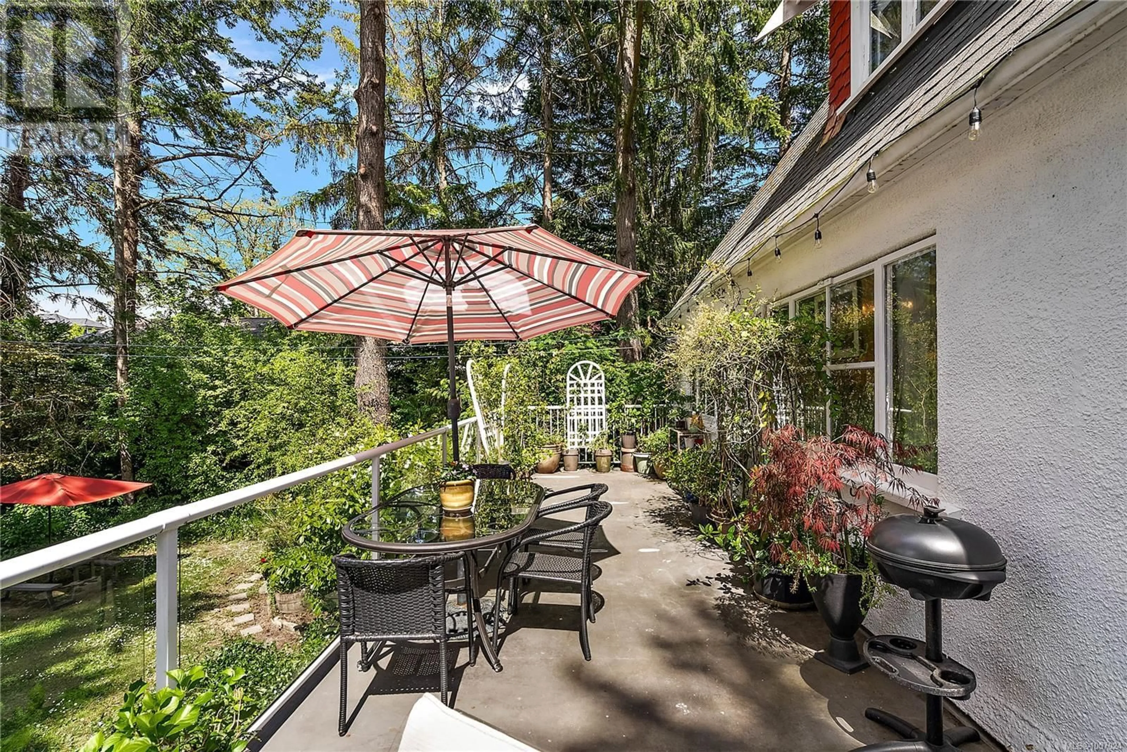 Patio, forest/trees view for 3062 ADMIRALS ROAD, Saanich British Columbia V9A2R8