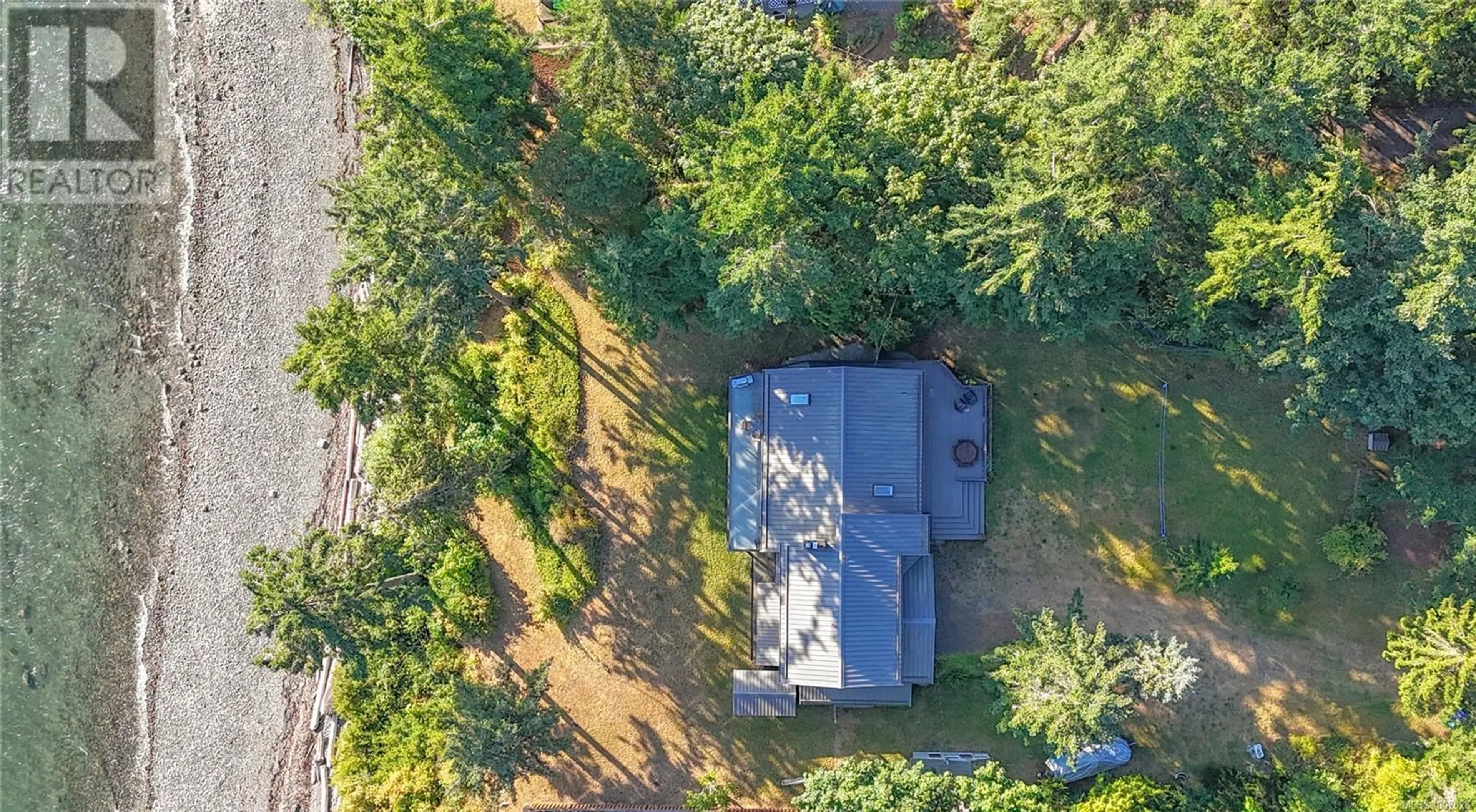 A pic from outside/outdoor area/front of a property/back of a property/a pic from drone, forest/trees view for 1480 BROADVIEW ROAD, Gabriola Island British Columbia V0R1X5