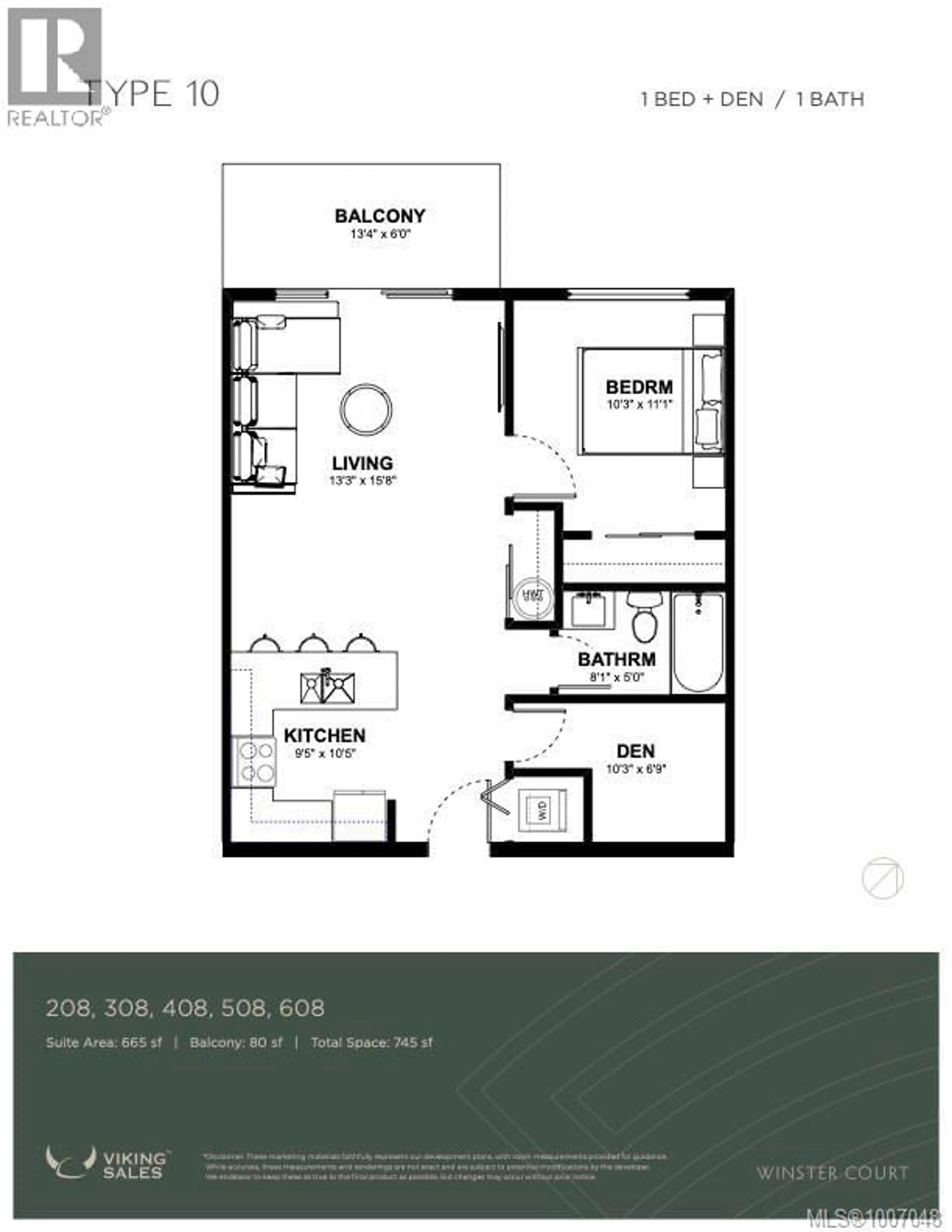 Floor plan for 408 - 2770 WINSTER ROAD, Langford British Columbia V9B7C7