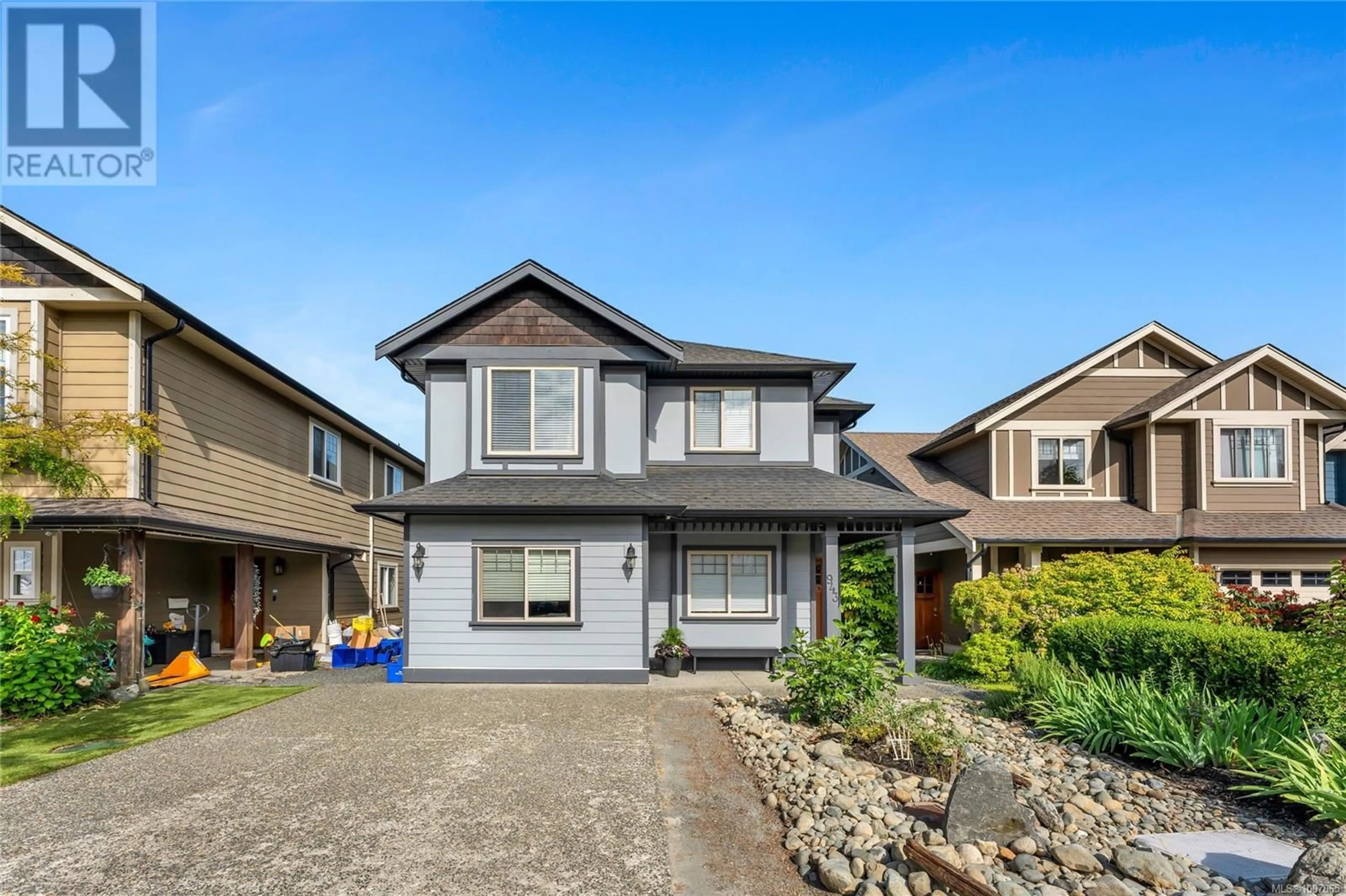 Home with vinyl exterior material, street for 943 FIREHALL CREEK ROAD, Langford British Columbia V9C0A3
