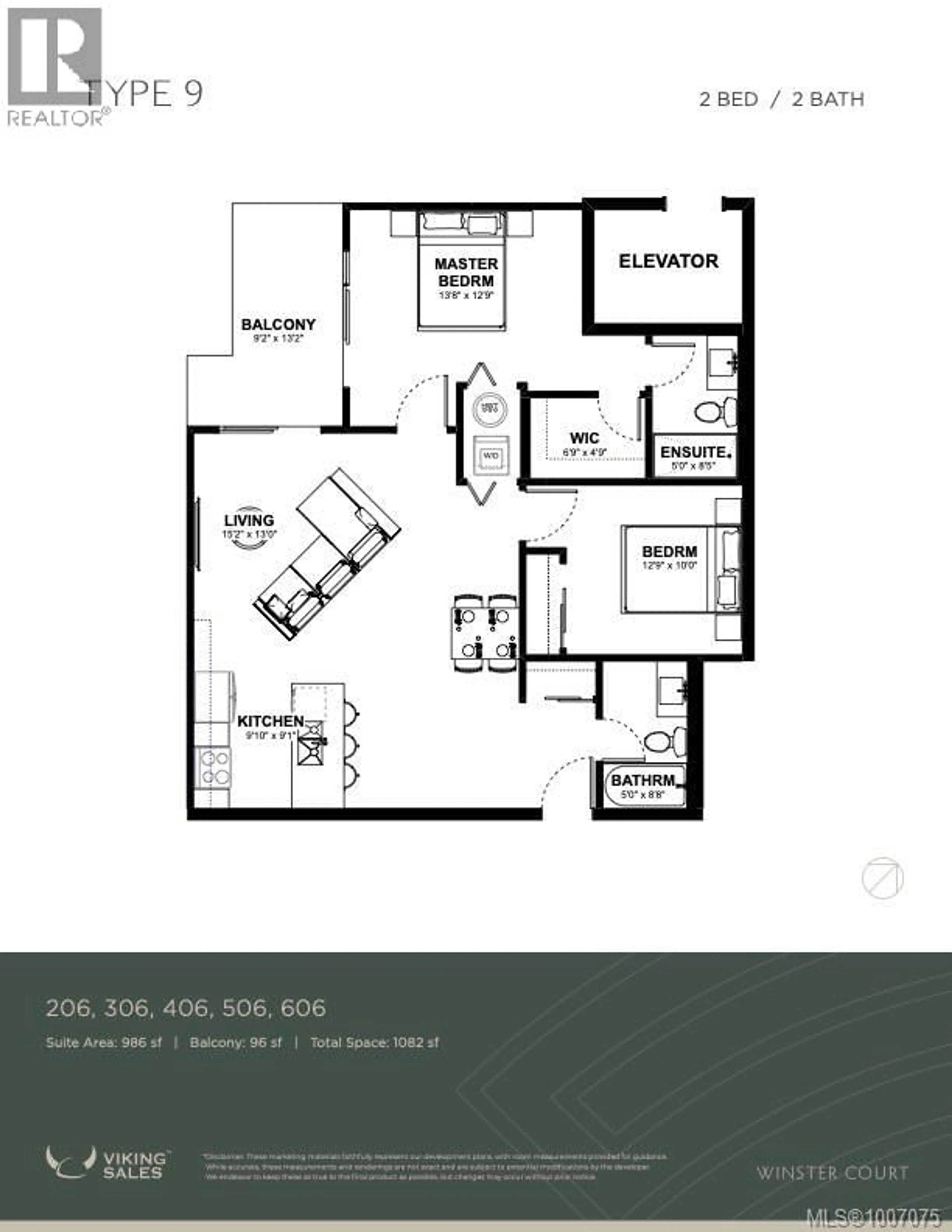 Floor plan for 606 - 2770 WINSTER ROAD, Langford British Columbia V9B7C7