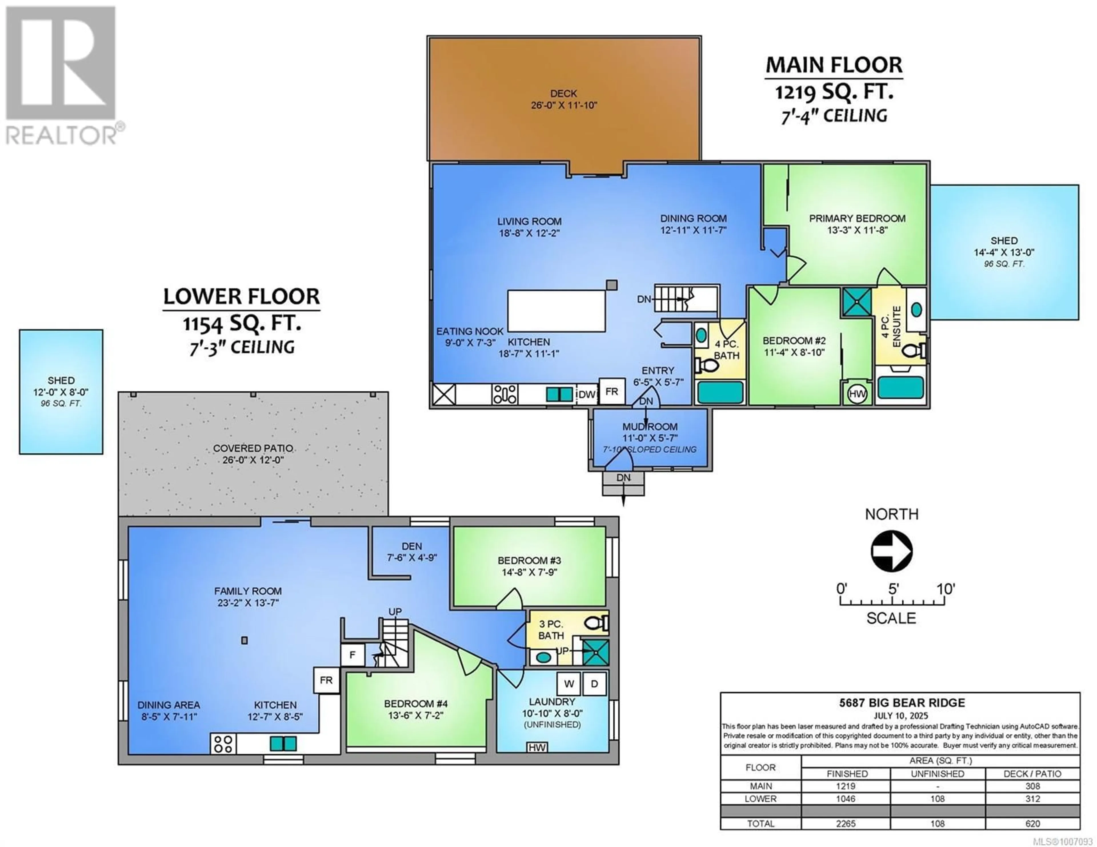 Floor plan for 5687 BIG BEAR RIDGE, Nanaimo British Columbia V9T2K3
