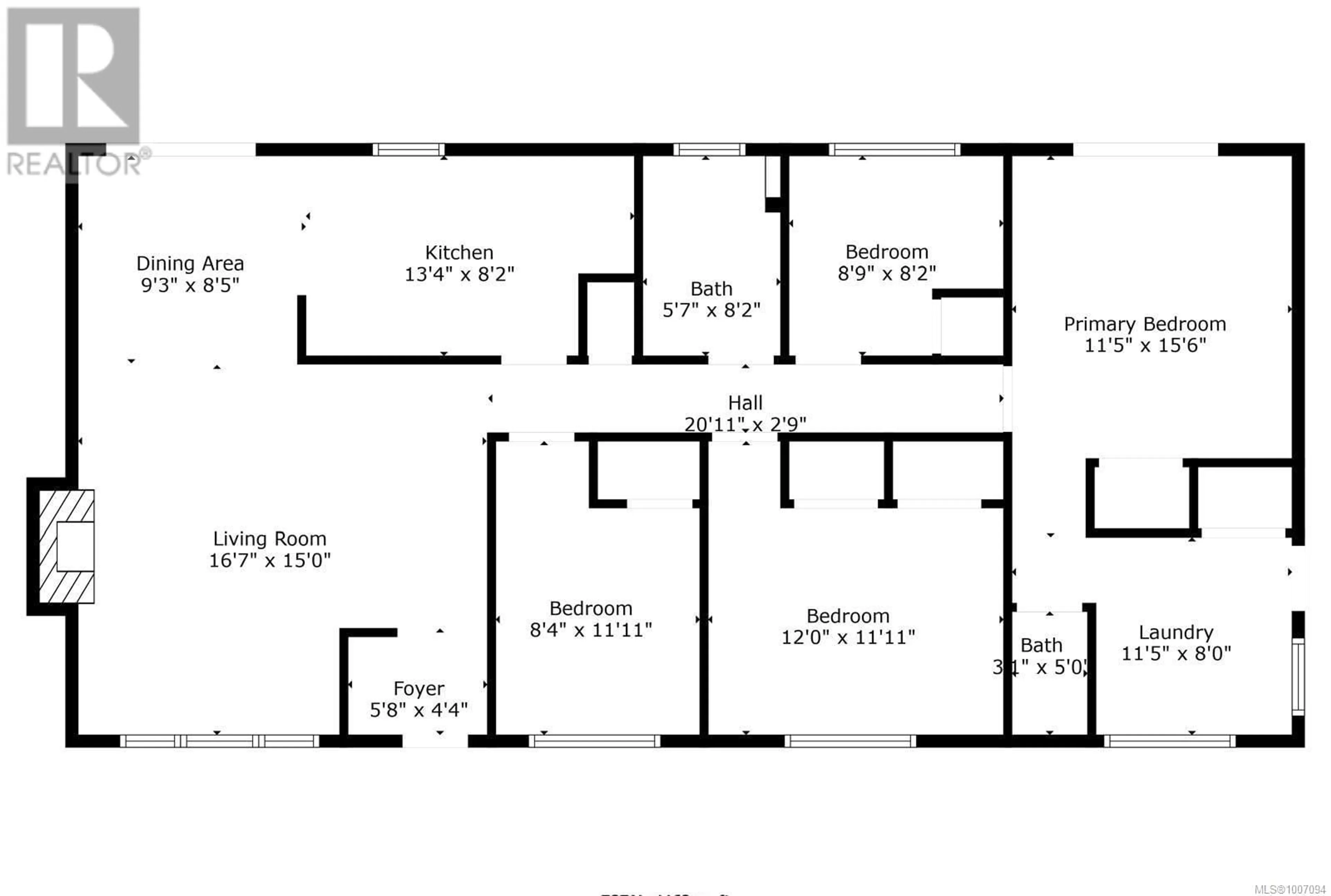 Floor plan for 718 RALPH HUTTON DRIVE, Campbell River British Columbia V9W2A4