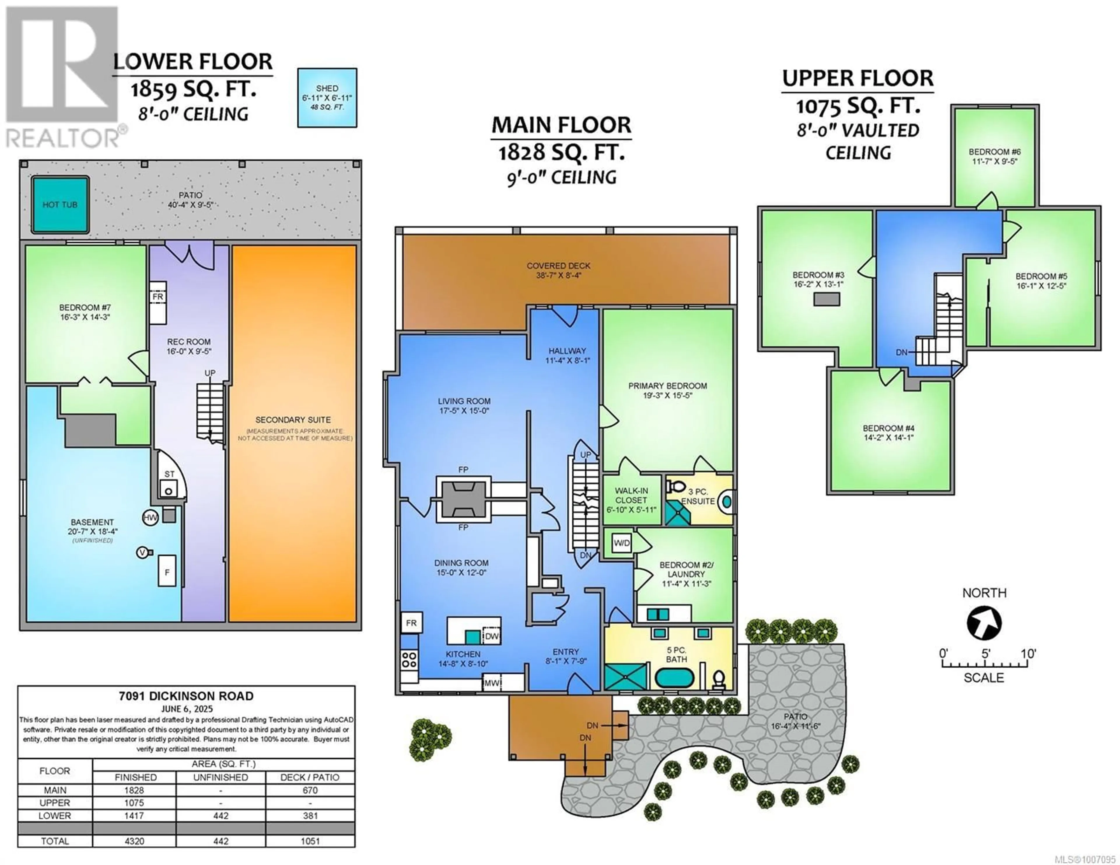 Floor plan for 7091 DICKINSON ROAD, Lantzville British Columbia V0R2H0